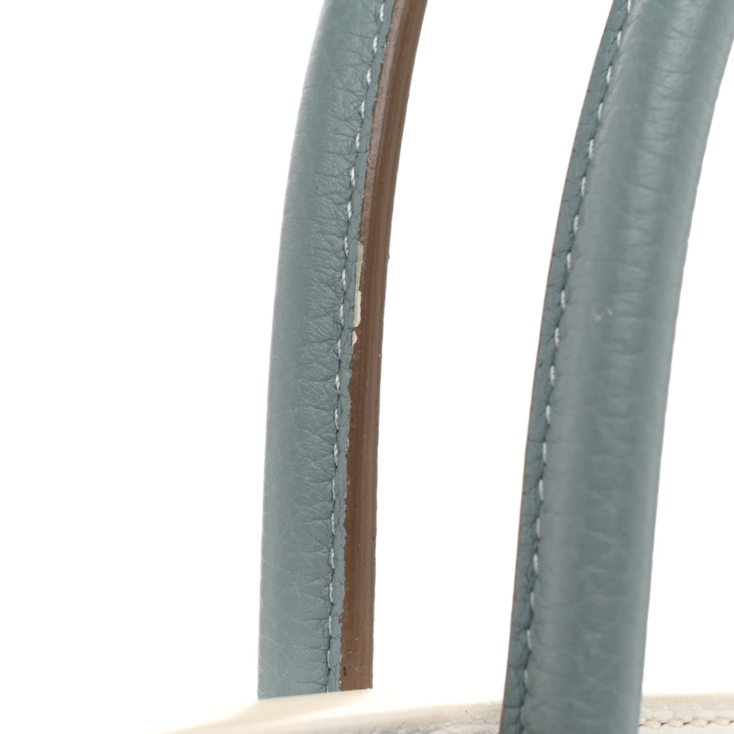 Hermes Togo Horseshoe Birkin 30 White Ciel 16 of 16