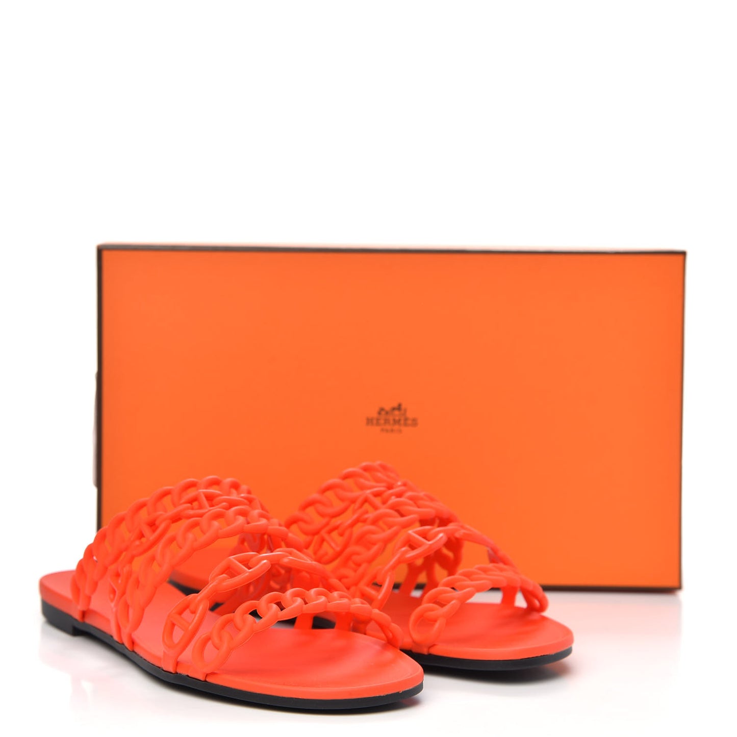 Rubber Chaine d'Ancre Nude Sandals 36 Pavot