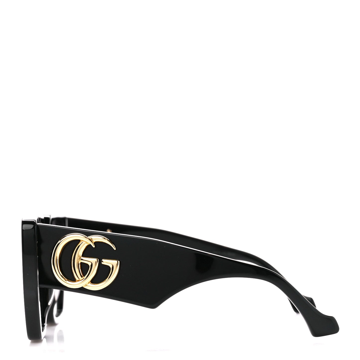 Acetate Square Frame Sunglasses GG0956S Black