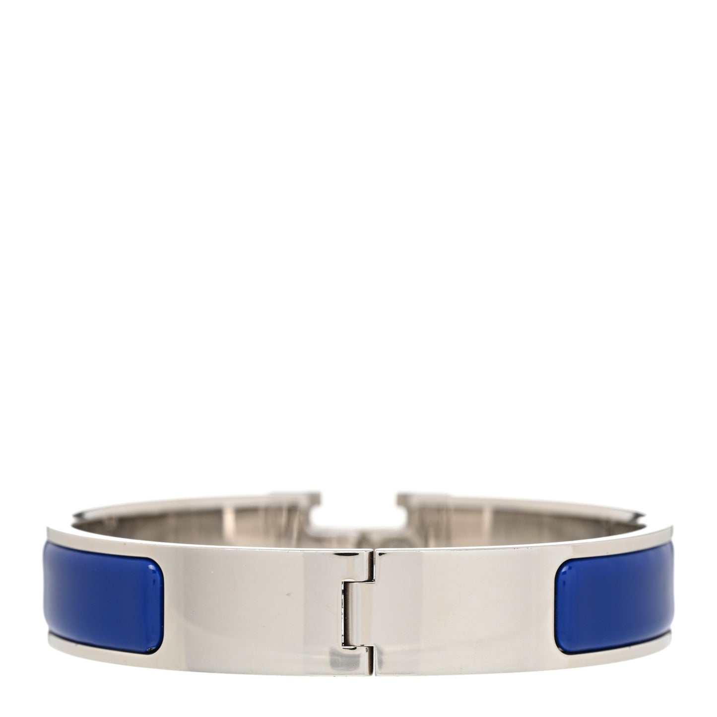 Narrow Enamel Clic Clac H Bracelet PM Bleu Royal