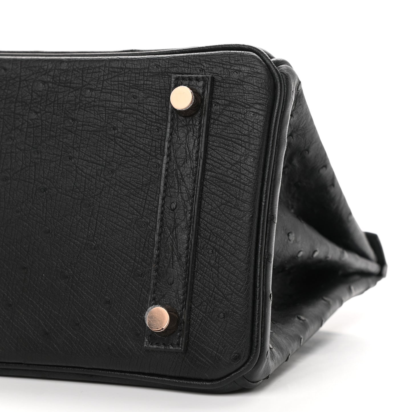 Ostrich Birkin 25 Black