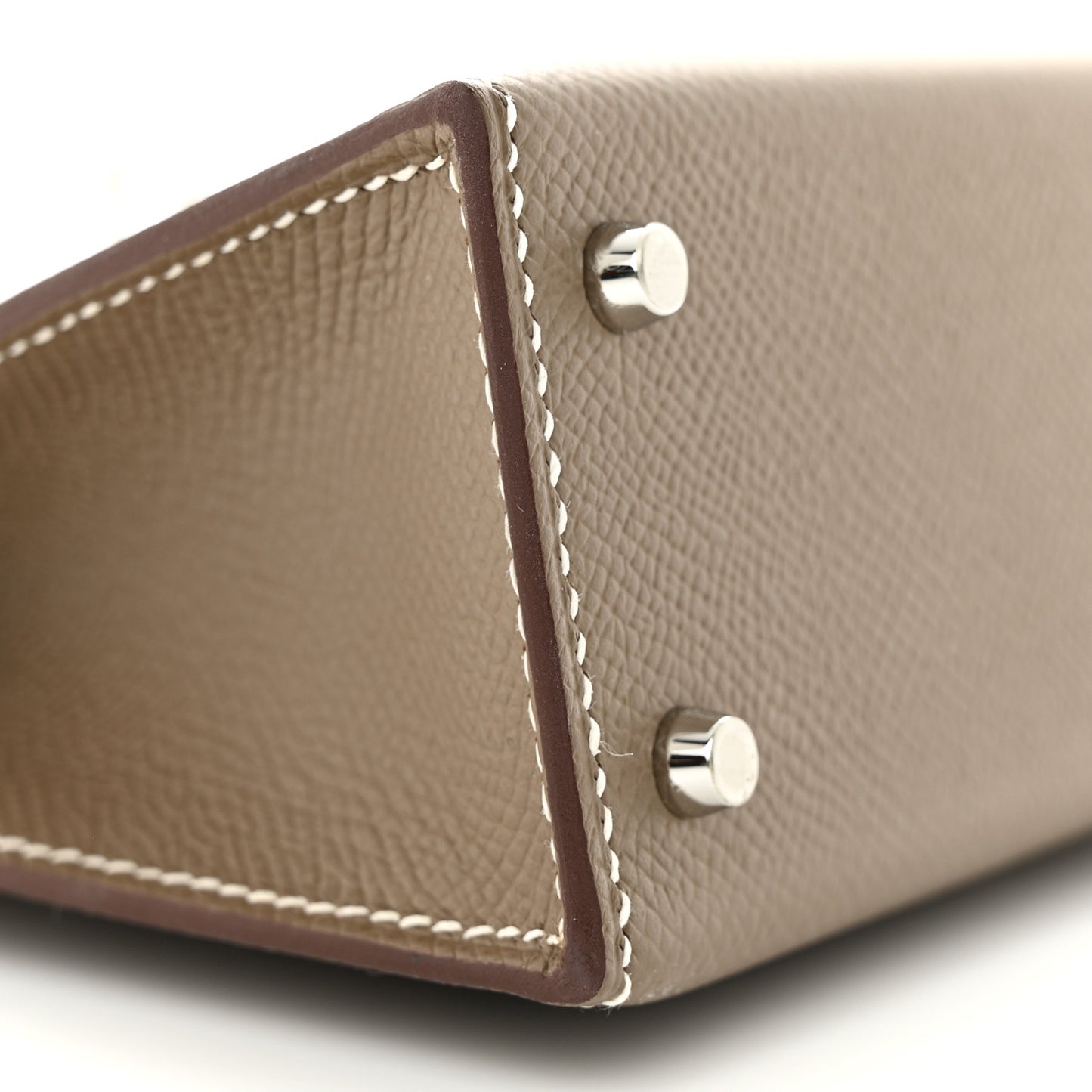 Epsom Mini Kelly Sellier 20 Etoupe