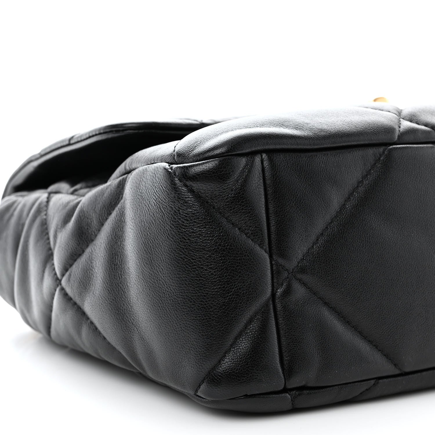 Chanel Lambskin Quilted Large Chanel 19 Flap Black 9 of 12