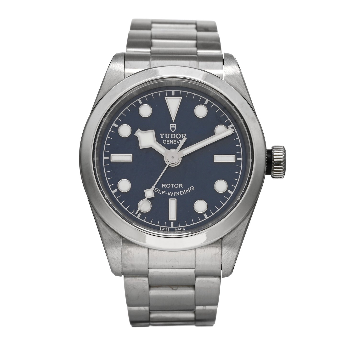 Stainless Steel 32mm Black Bay Automatic Watch Blue 79580
