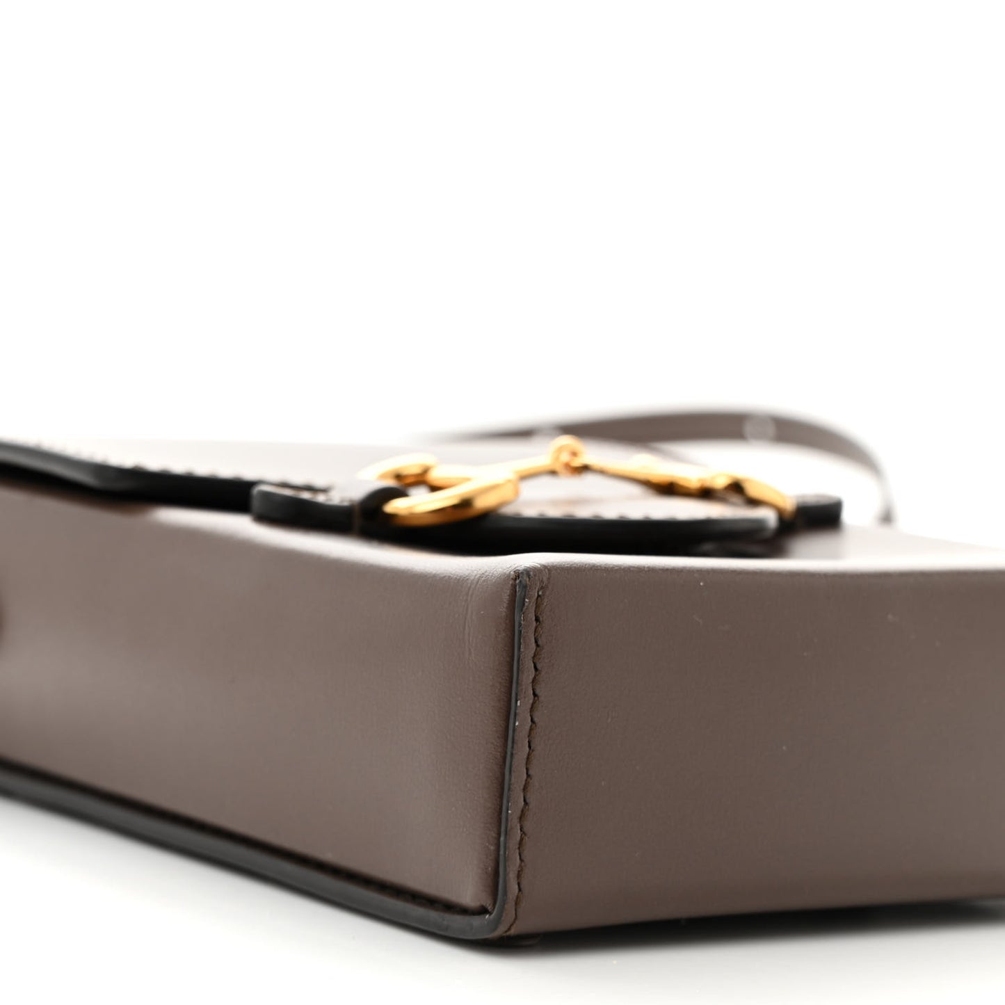 Boarded Plutone Calfskin Mini Horsebit 1955 Crossbody Bag New Acero