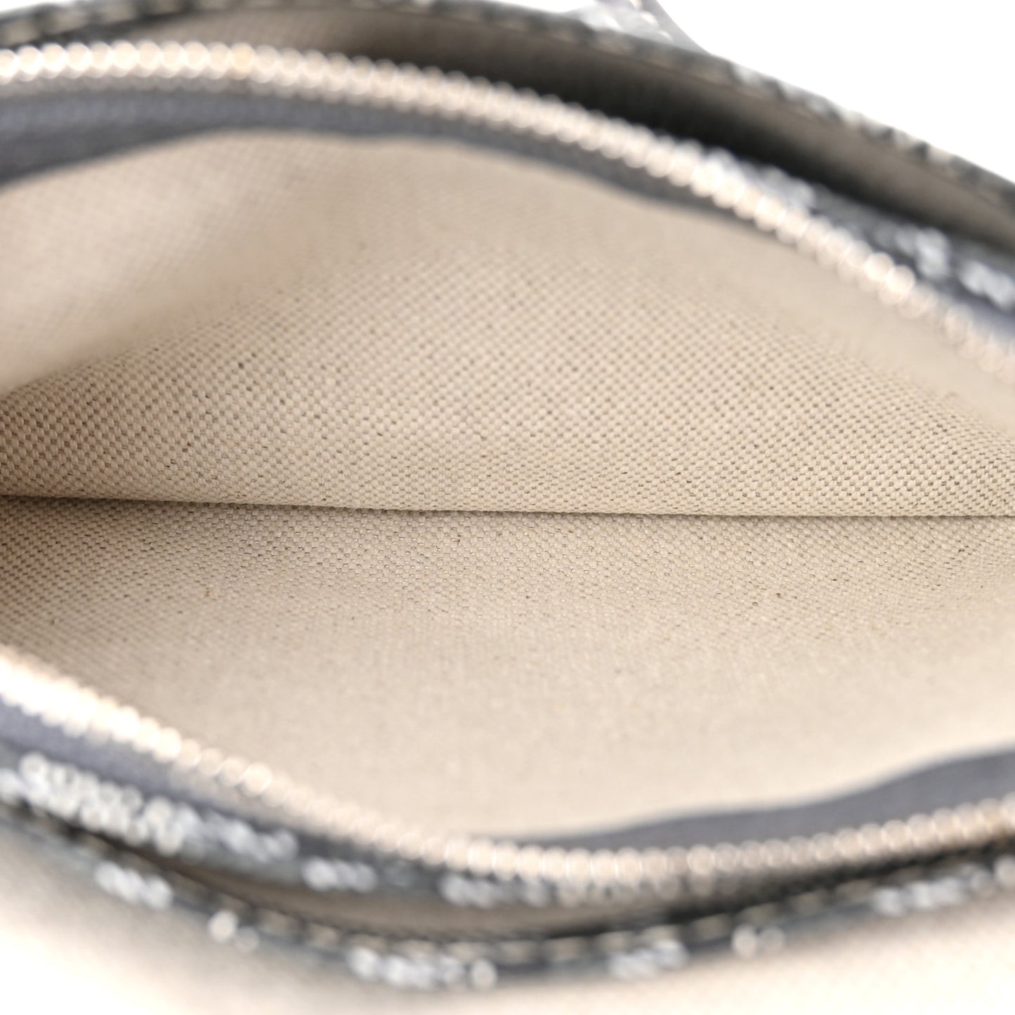Goyardine Plumet Wallet Clutch Grey