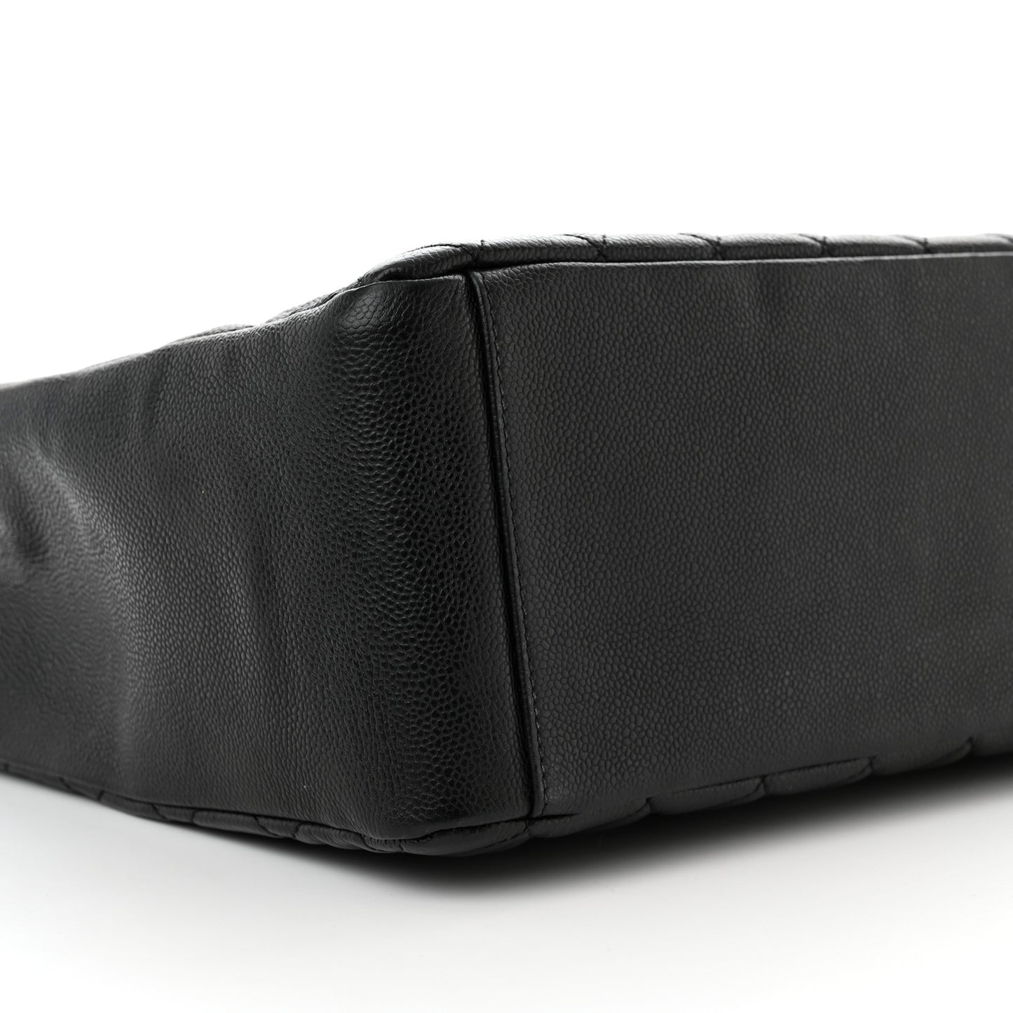 Caviar Quilted Grand Shopping Tote GST Black