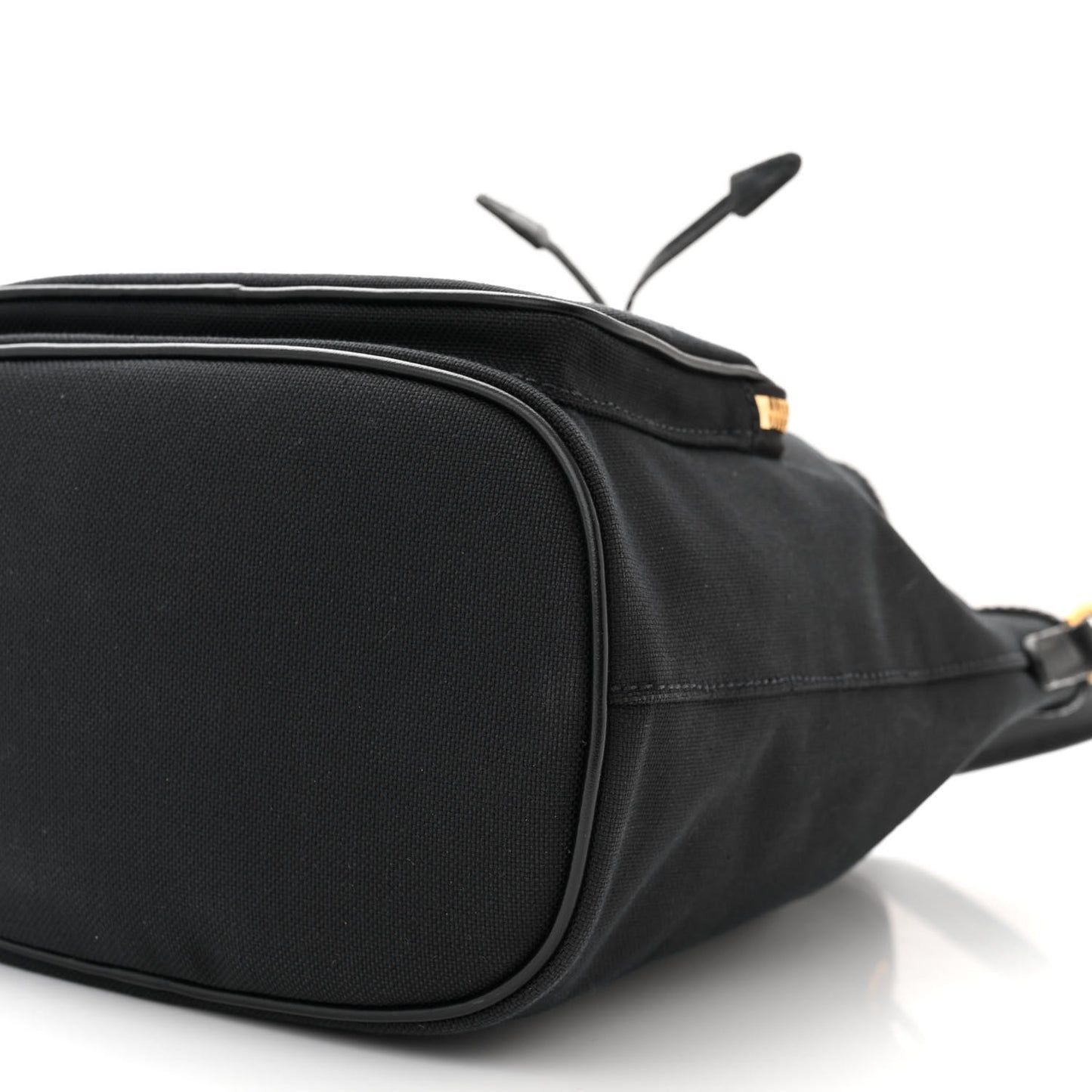 Jacquard Logo Mini Bucket Crossbody Bag Black