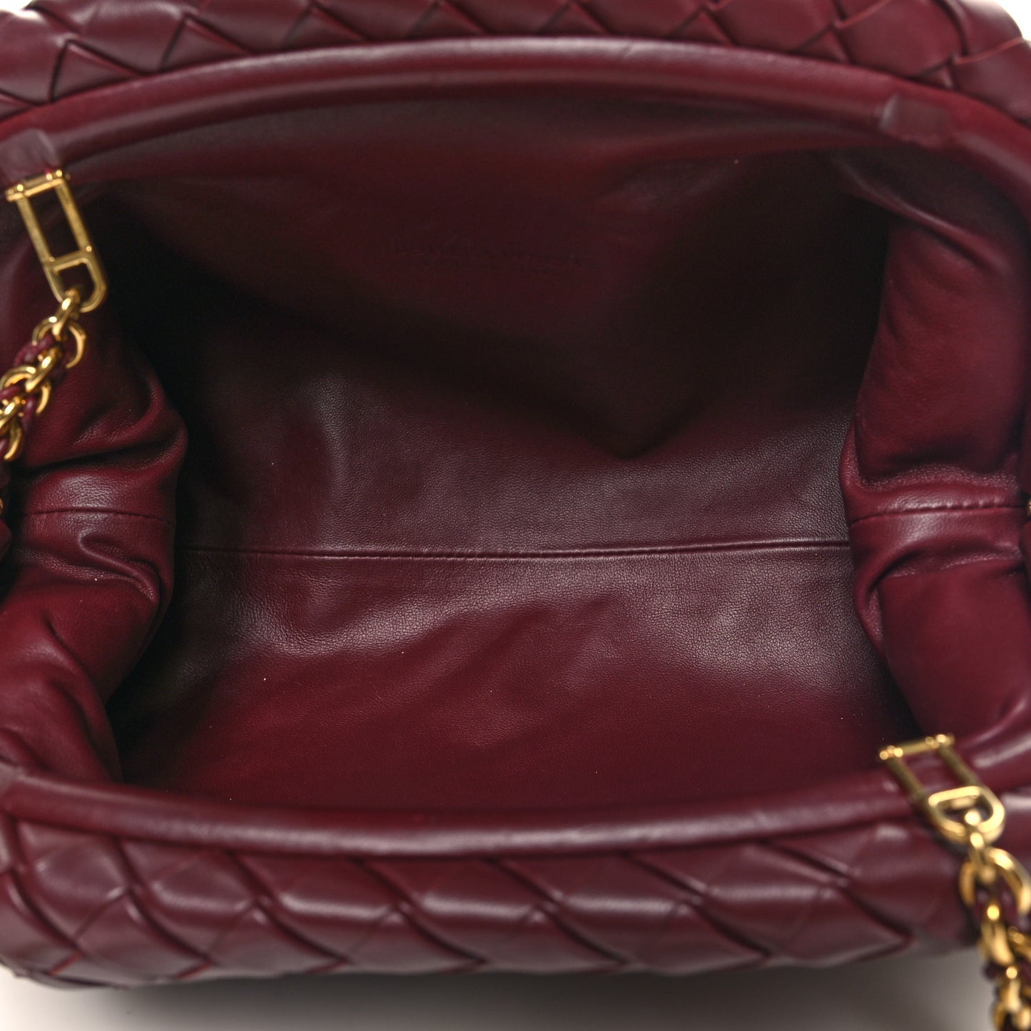 Nappa Intrecciato Teen The Lauren 1980 Clutch With Chain Barolo