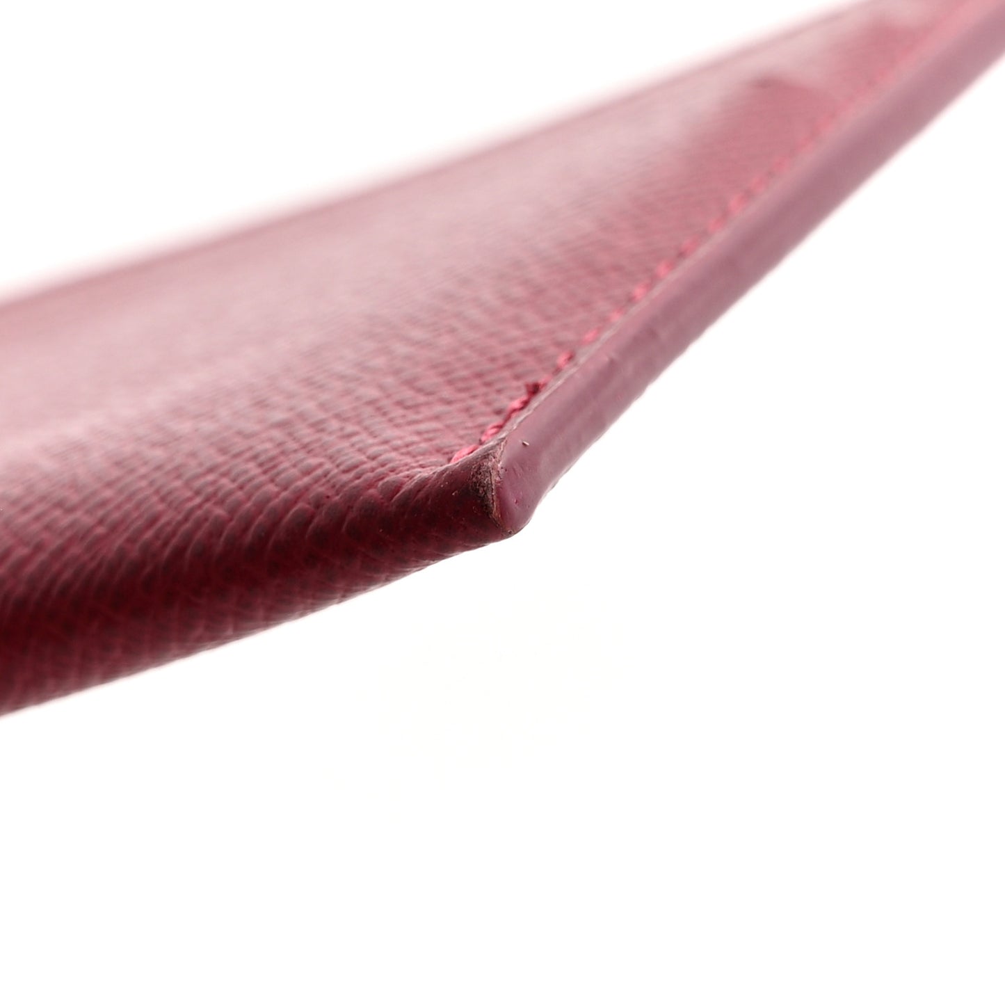 Calfskin Felicie Card Holder Insert Fuchsia