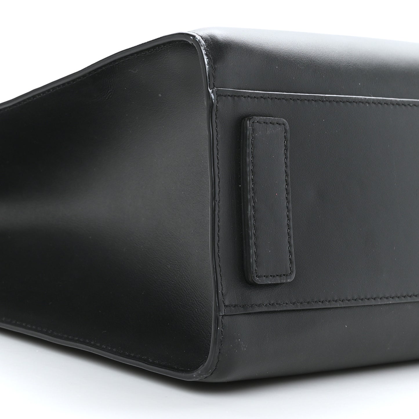 Vitello Debossed Small Beatrice Logo Tote Black