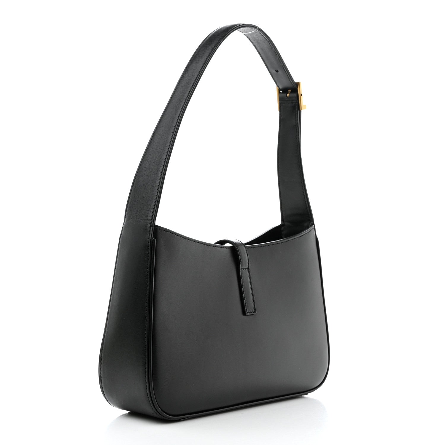 Saint Laurent Smooth Calfskin Le 5 A 7 Hobo Black 3 of 13