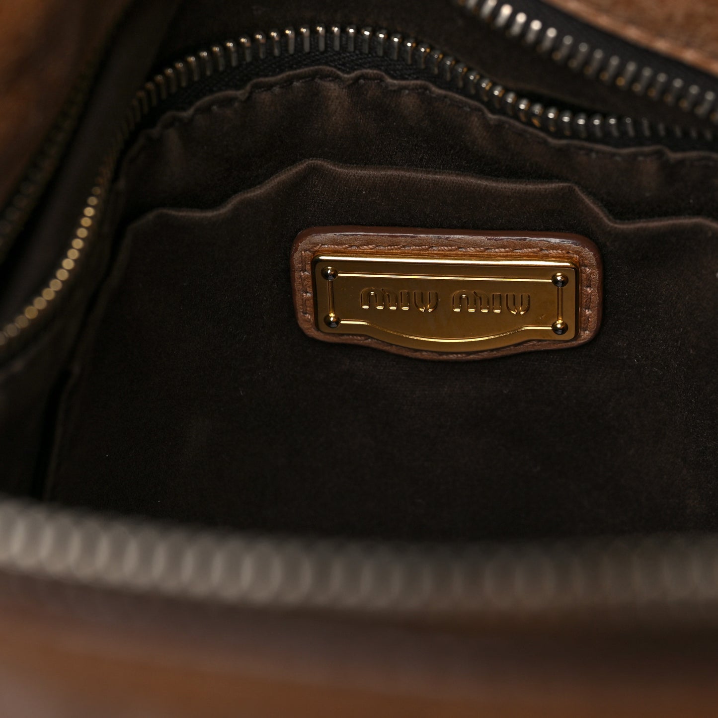 Vitello Lux Bow Bag Brown