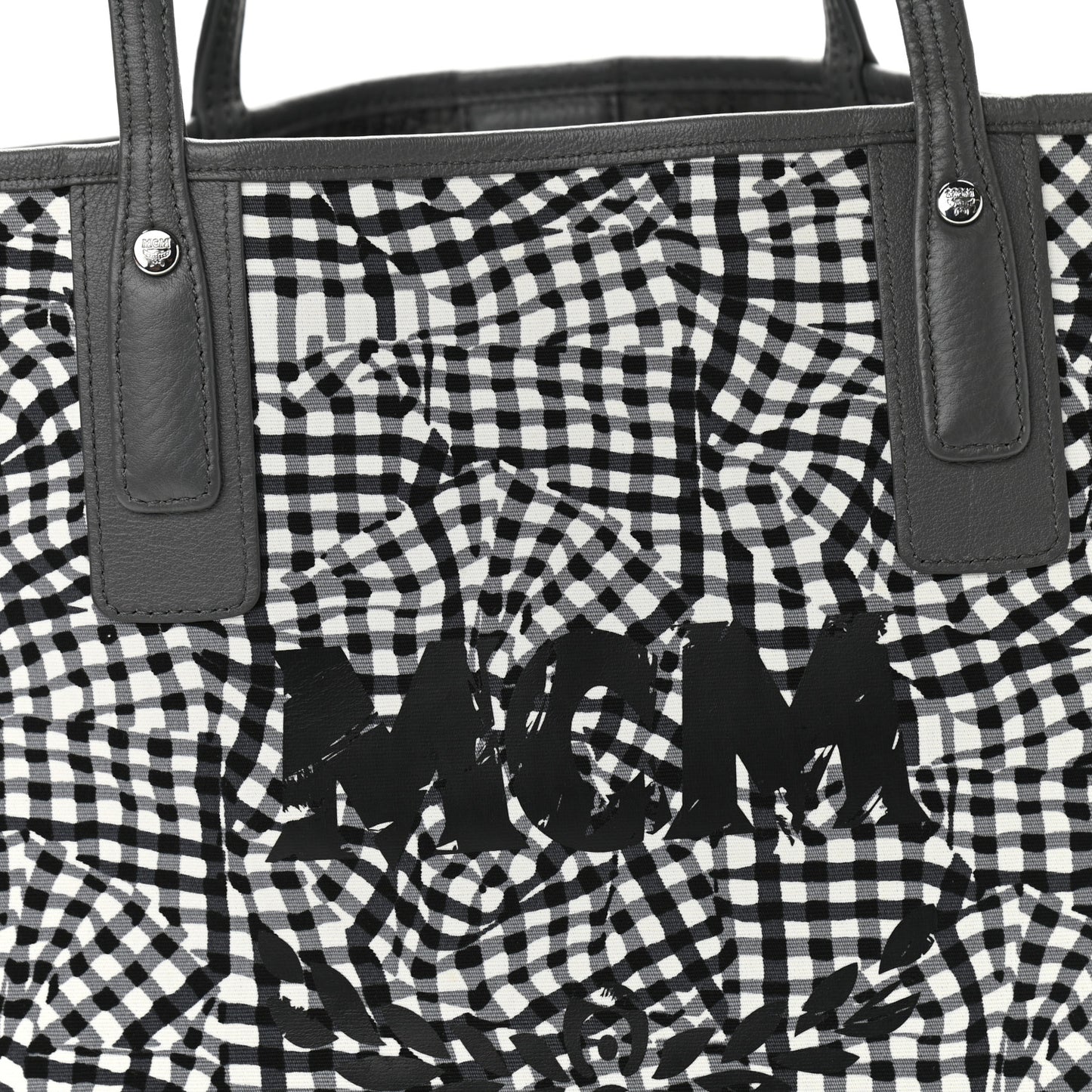 Visetos Medium Liz Reversible Shopper Tote Black