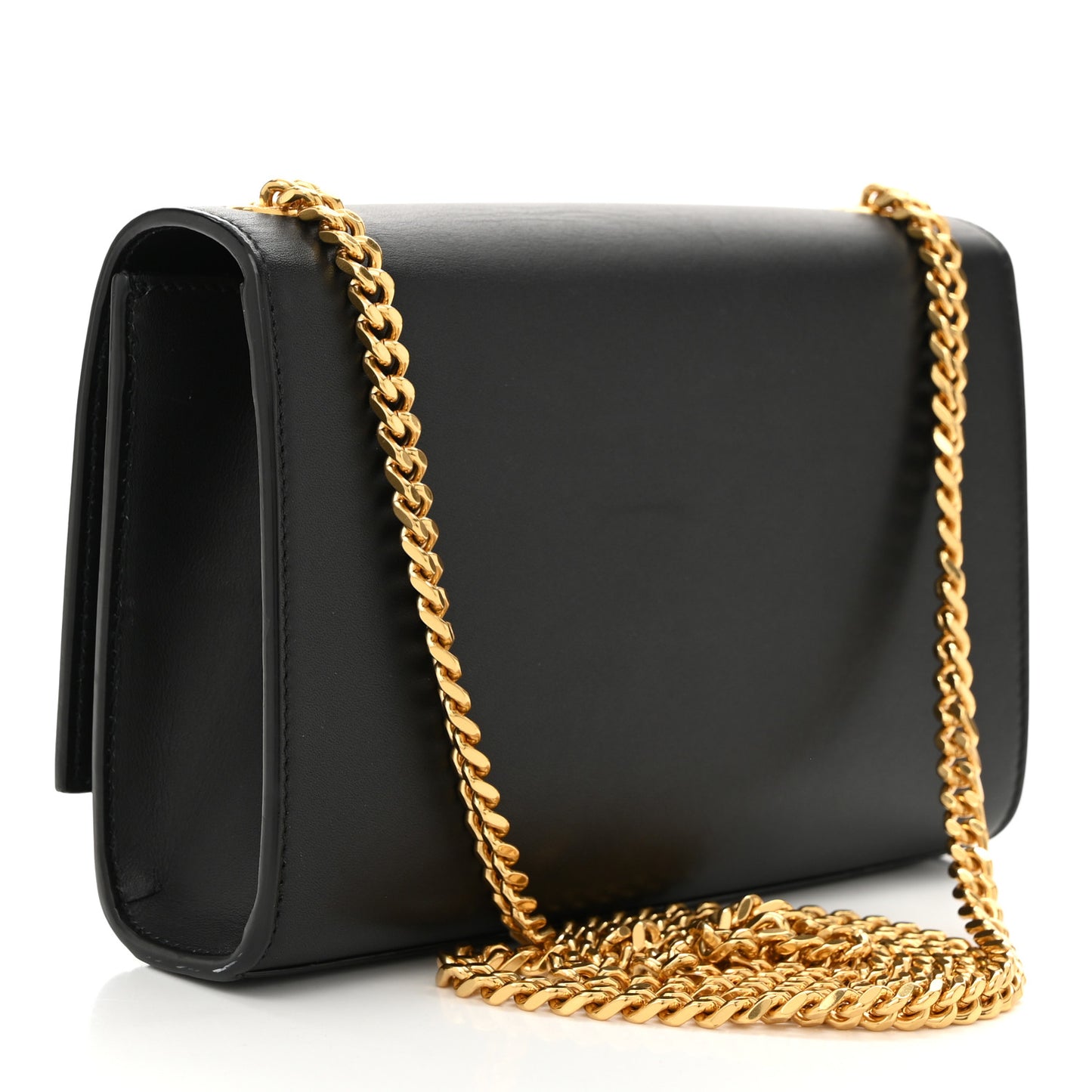 Calfskin Small Monogram Kate Satchel Black