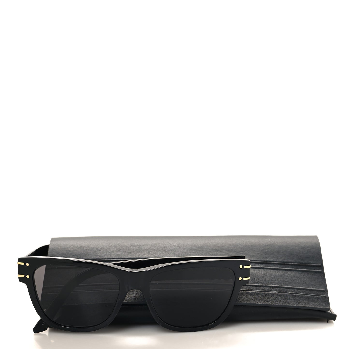 Diorsignature S6U Square Sunglasses Black