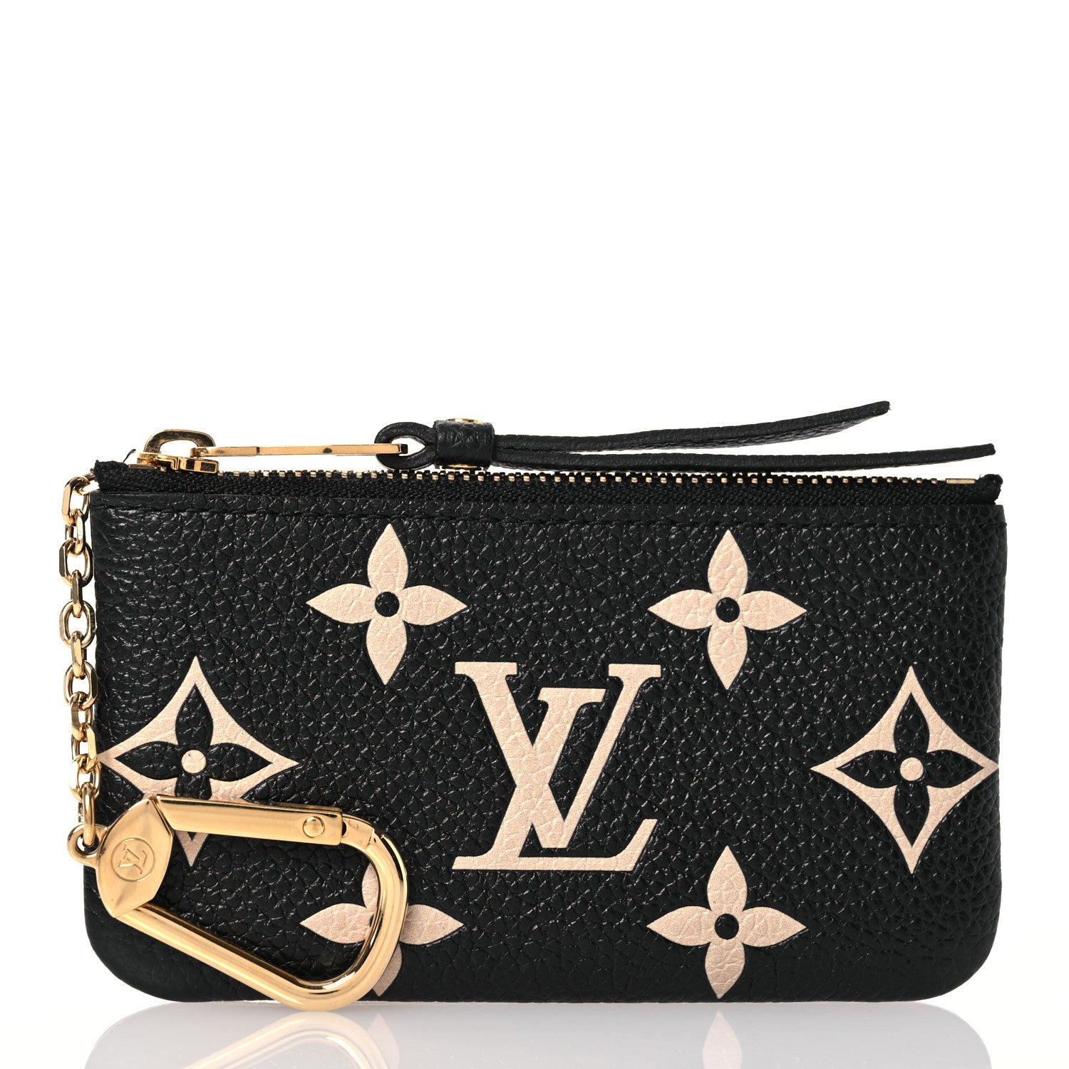 Louis Vuitton Empreinte Monogram Giant Key Pouch Black Beige 3 of 10