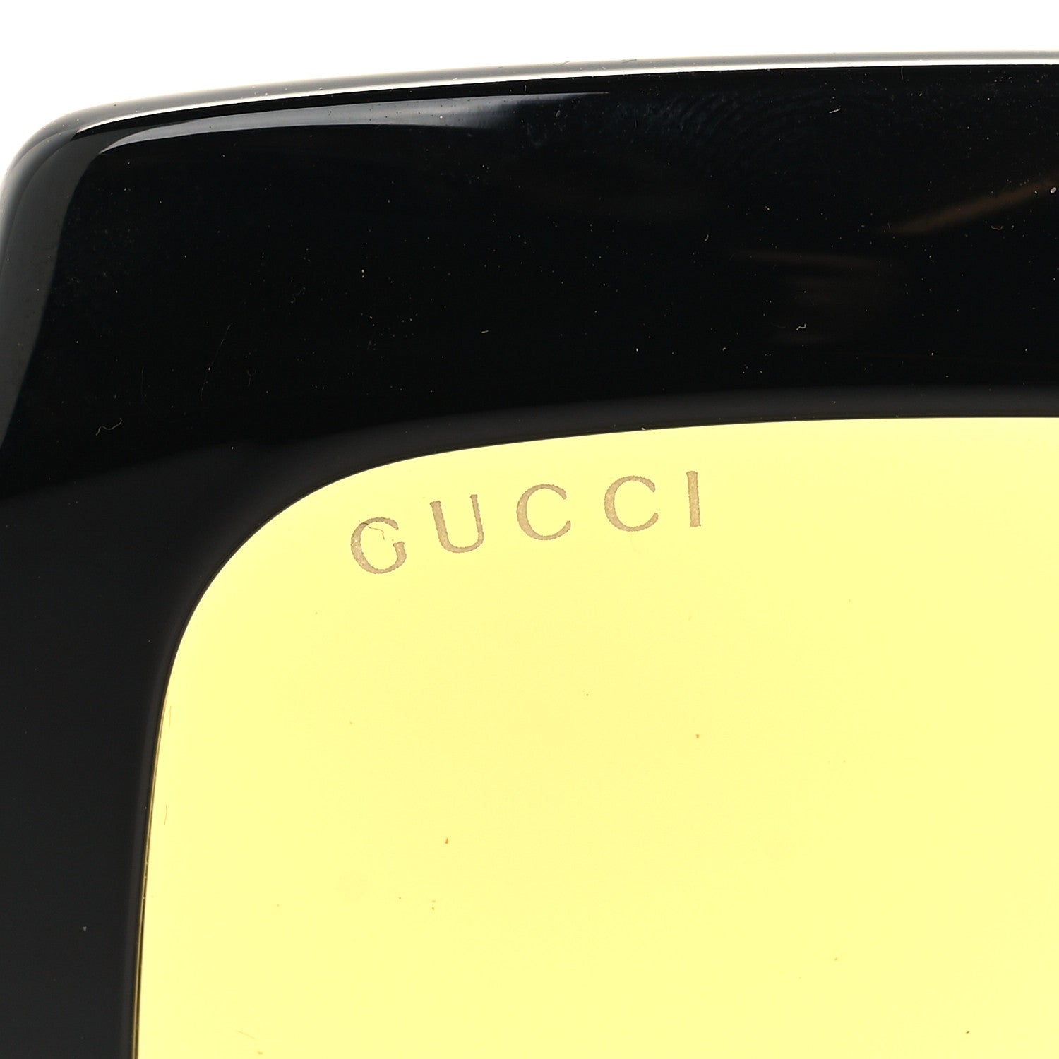 Gucci Acetate Rectangular Frame Chain Sunglasses GG1022S Black 7 of 8