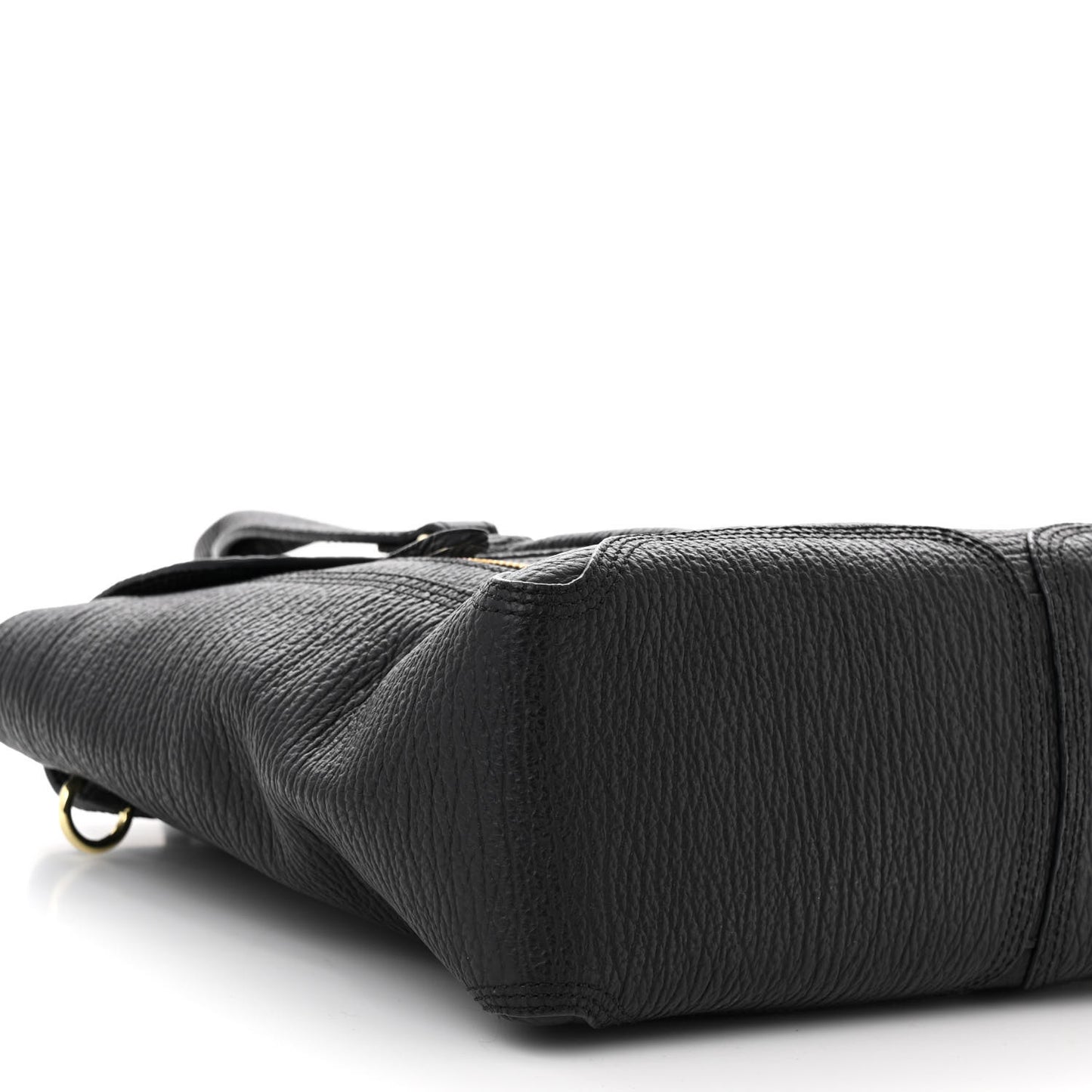 Textured Calfskin Medium Pashli Satchel Black