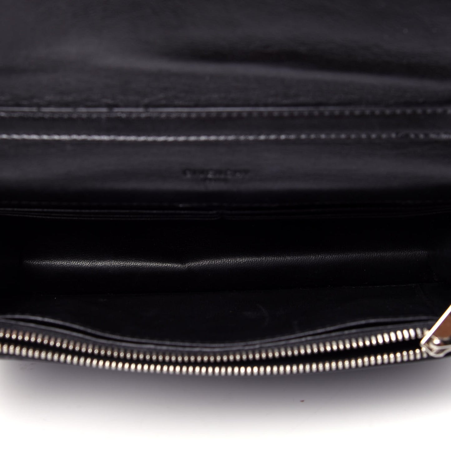 Sugar Goatskin Pandora Chain Wallet Black