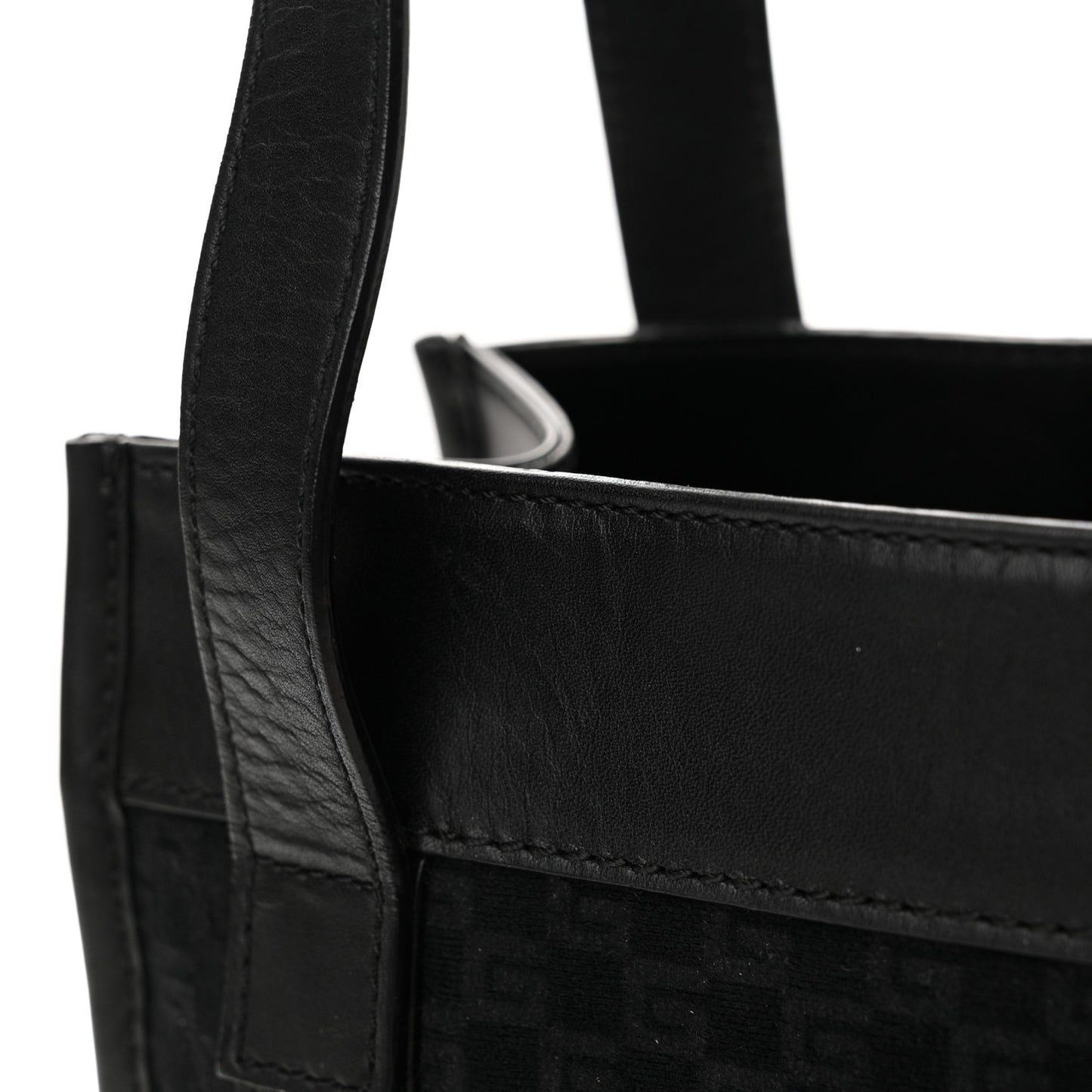 Square G Fabric Mini Tote Black