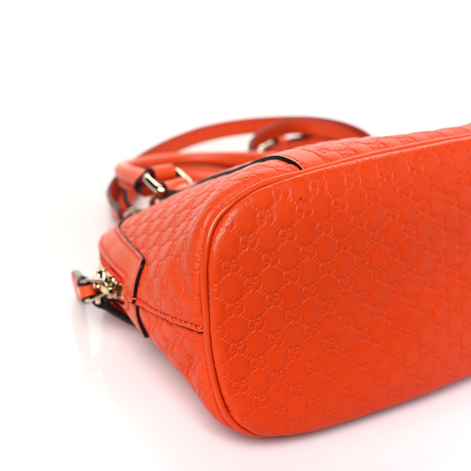 Gucci Microguccissima Mini Dome Bag Sun Orange 8 of 9