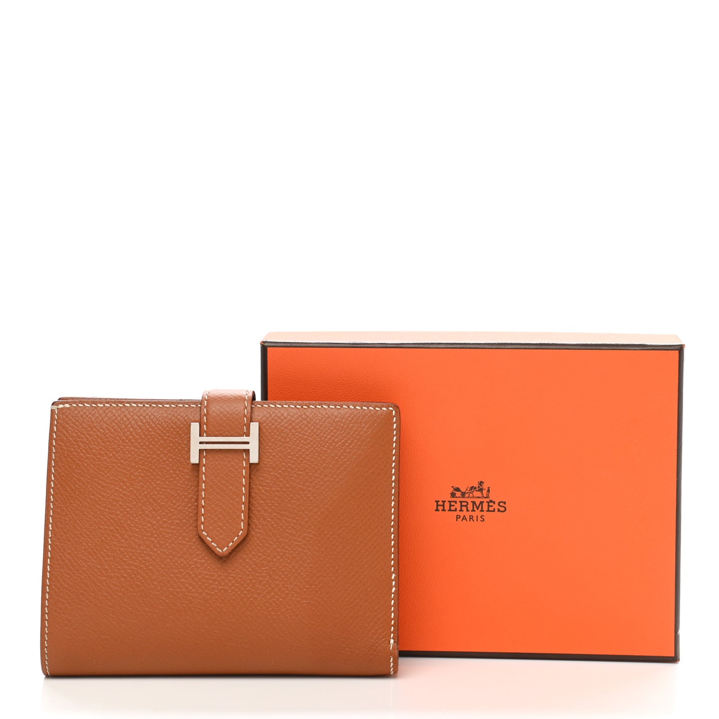 Epsom Bearn Compact Wallet Gold