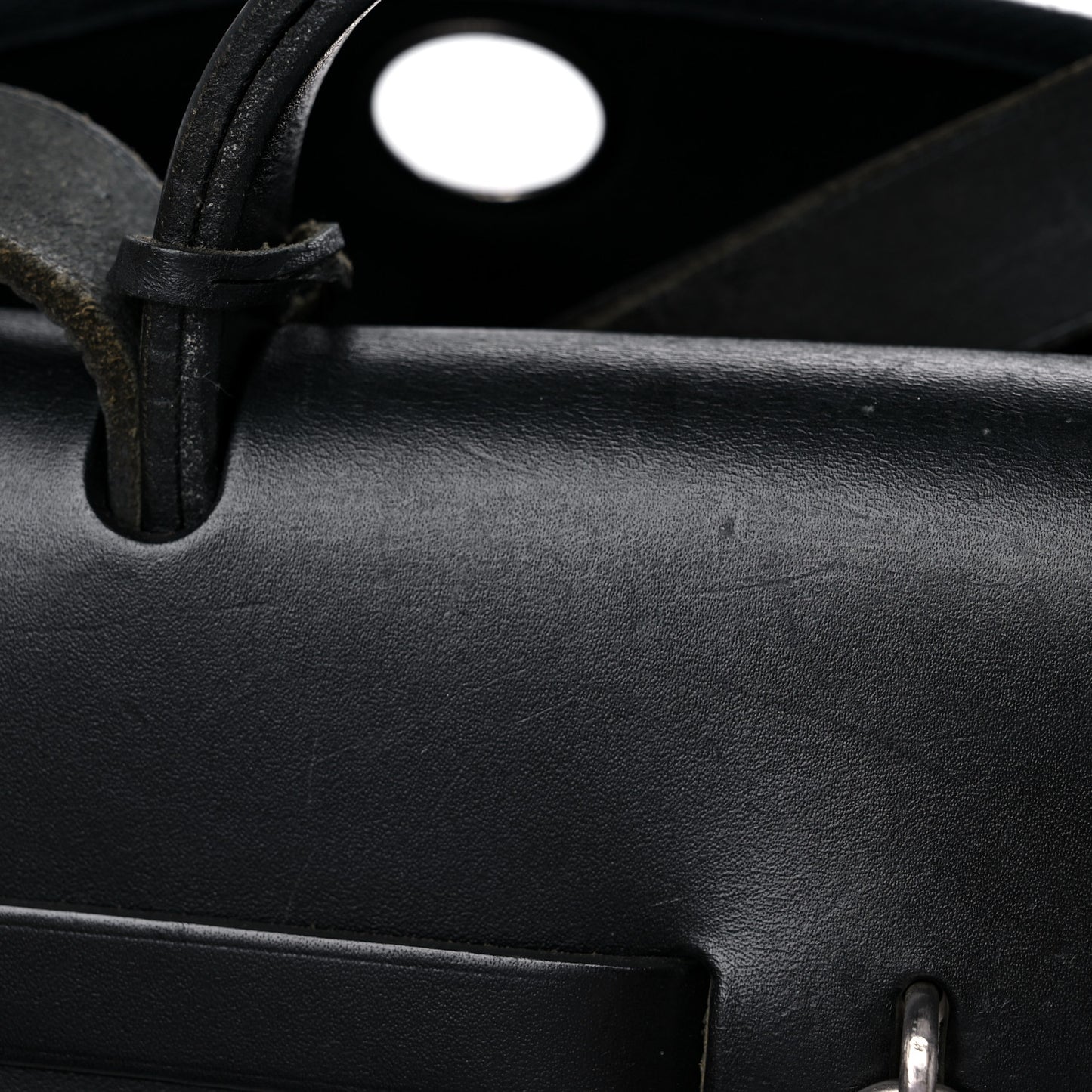 Toile Vache Calfskin Herbag 39 MM Black
