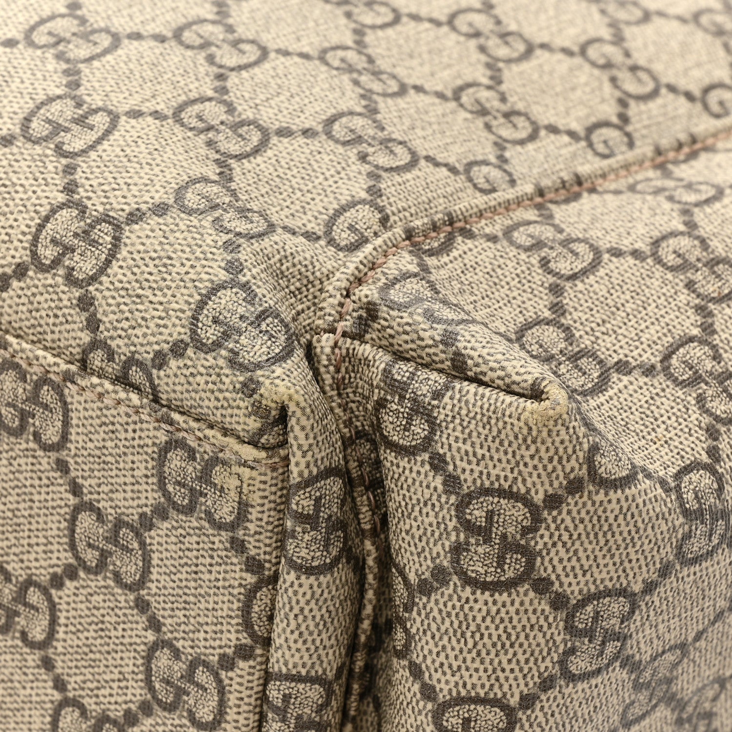 Gucci GG Plus Monogram Messenger Diaper Bag Dark Brown 14 of 15