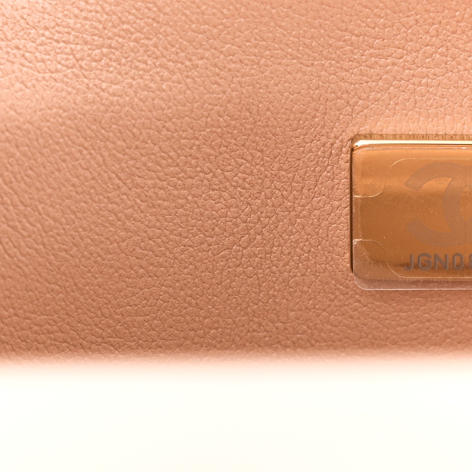 Chanel Lambskin Quilted Mini Top Handle Rectangular Flap Beige 7 of 11