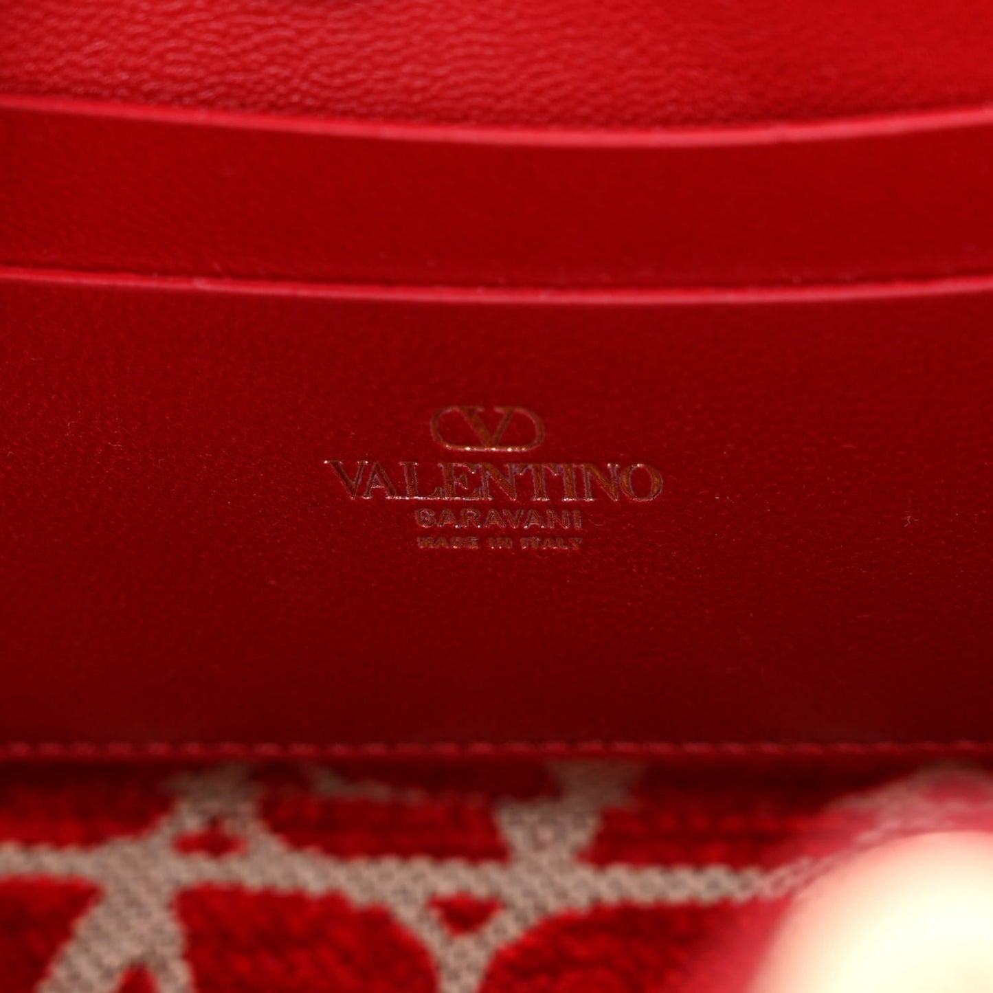 Toile Iconographe Goatskin Mini Le Troisieme Shopping Bag Naturale Rosso Valentino