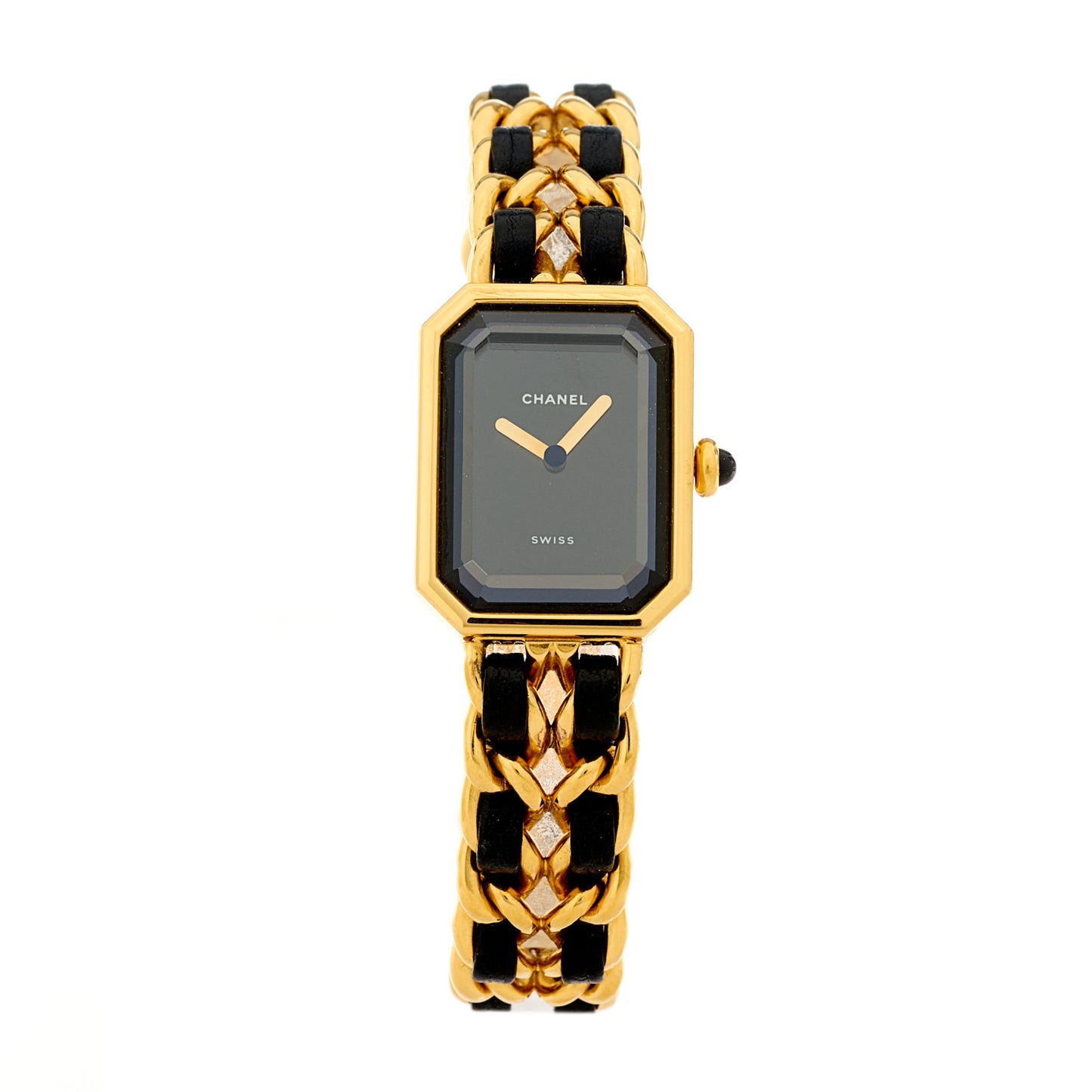 Stainless Steel Lambskin 20mm Chain Premiere Quartz Watch Gold L