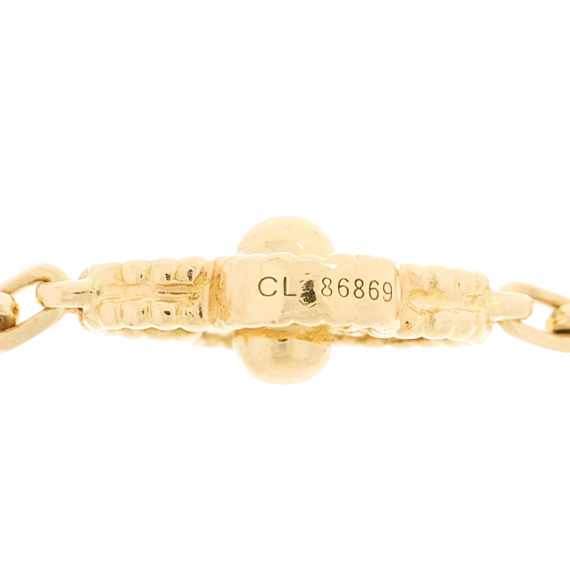 18K Yellow Gold 5 Motifs Vintage Alhambra Bracelet