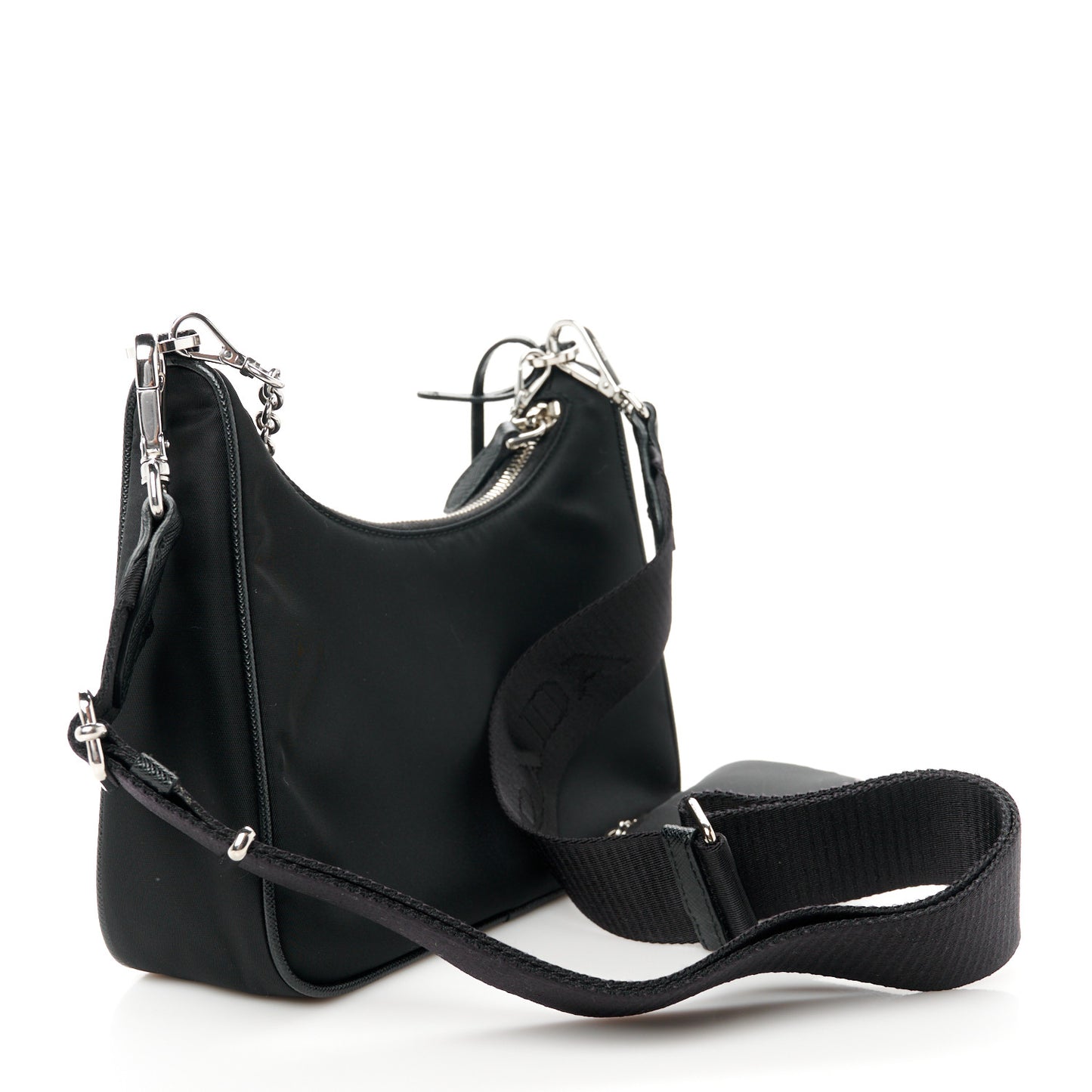 Nylon Re-Edition 2005 Shoulder Bag Black