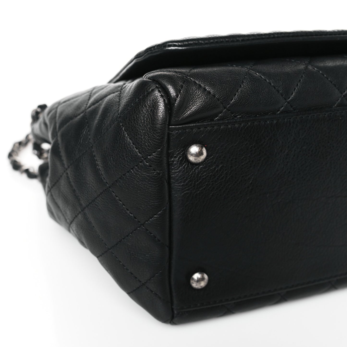 Calfskin Quilted Istanbul Accordion Flap Black