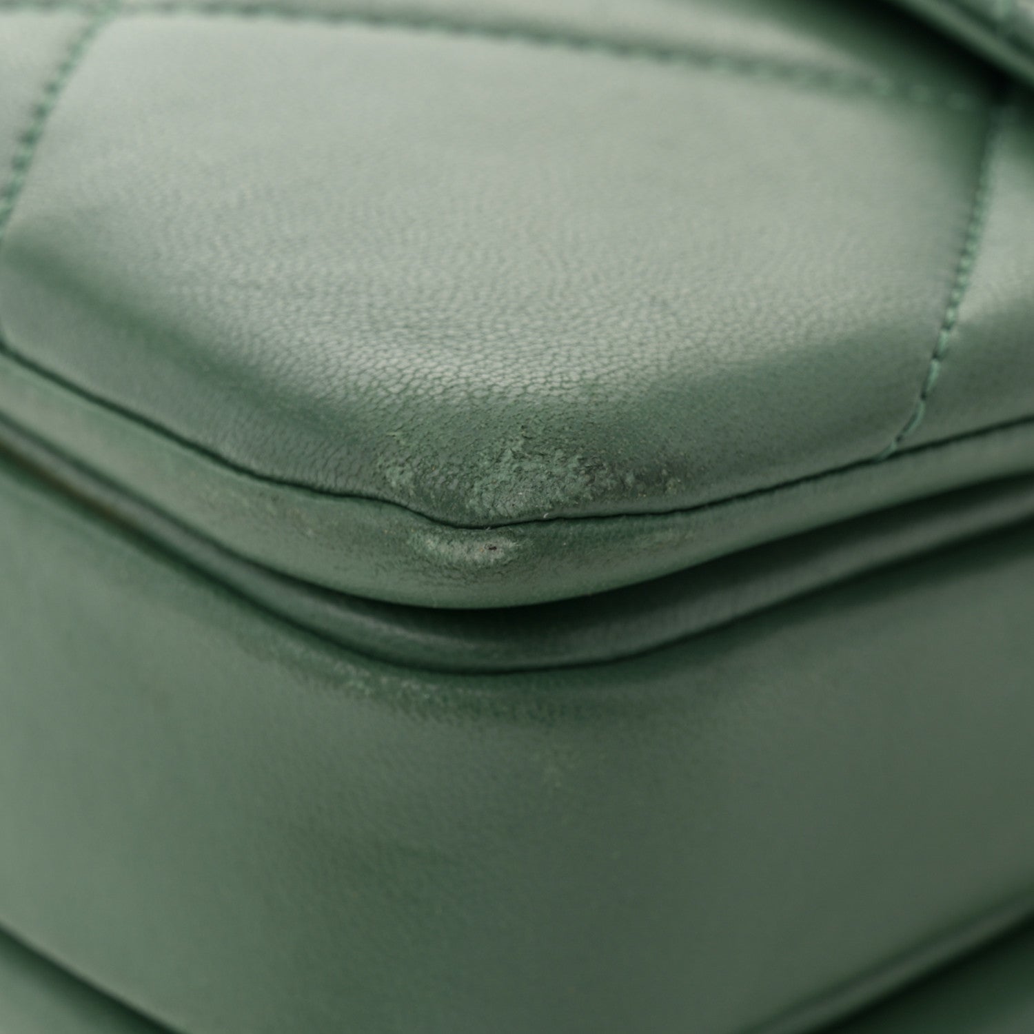 Chanel Lambskin Quilted Small Trendy CC Flap Dual Handle Bag Green 13 of 14