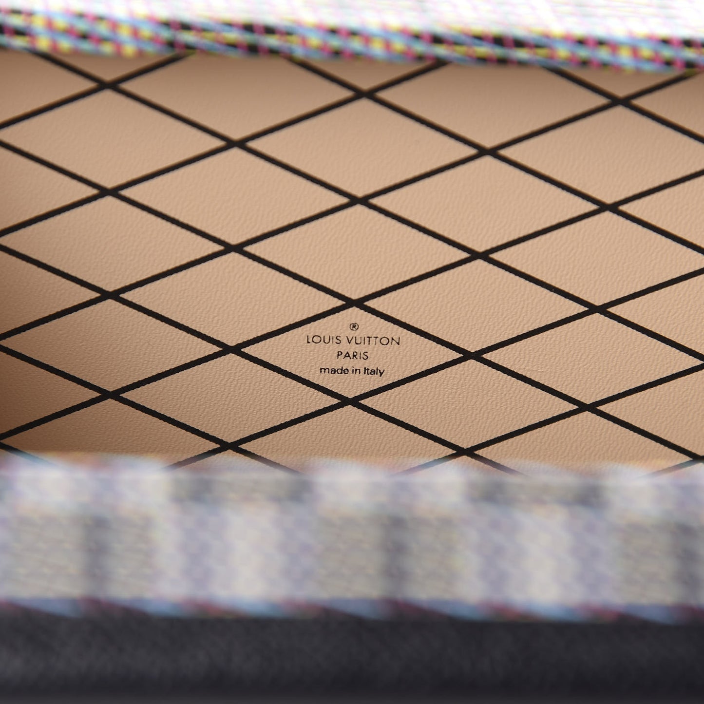 Calfskin Monogram LV Pop Petite Malle Blue
