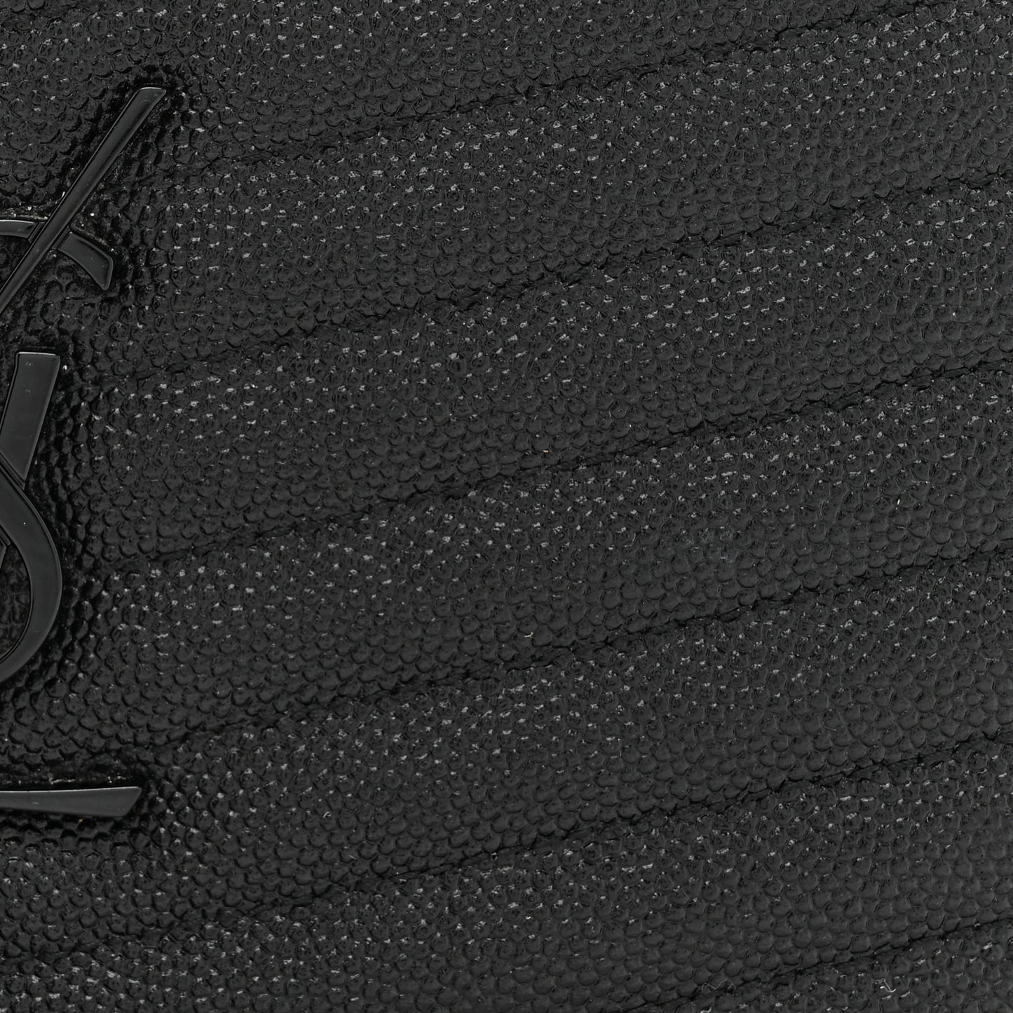 Grain De Poudre Matelasse Monochrome Monogram Mini Lou Camera Bag Black