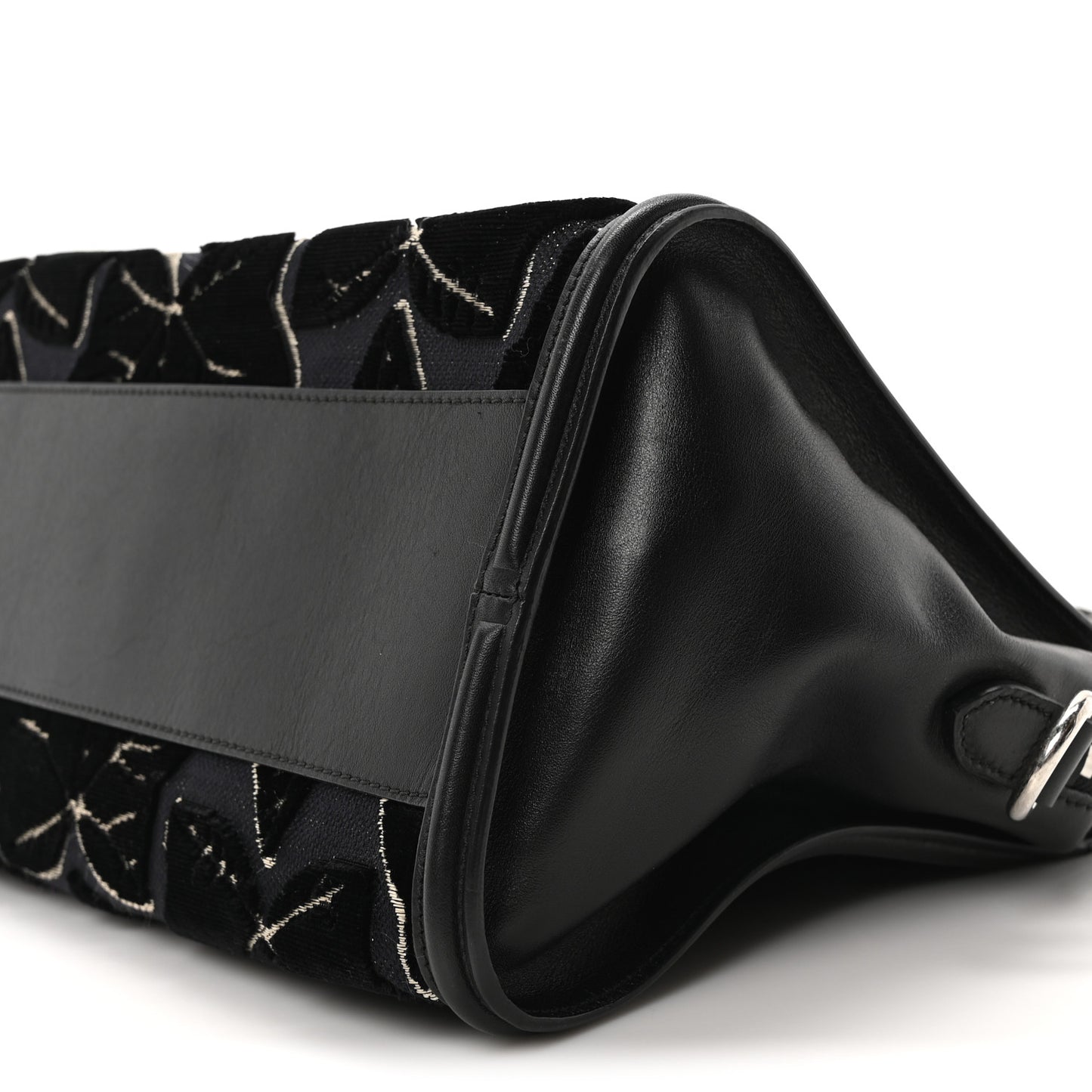 Velvet Shopper Tote Black