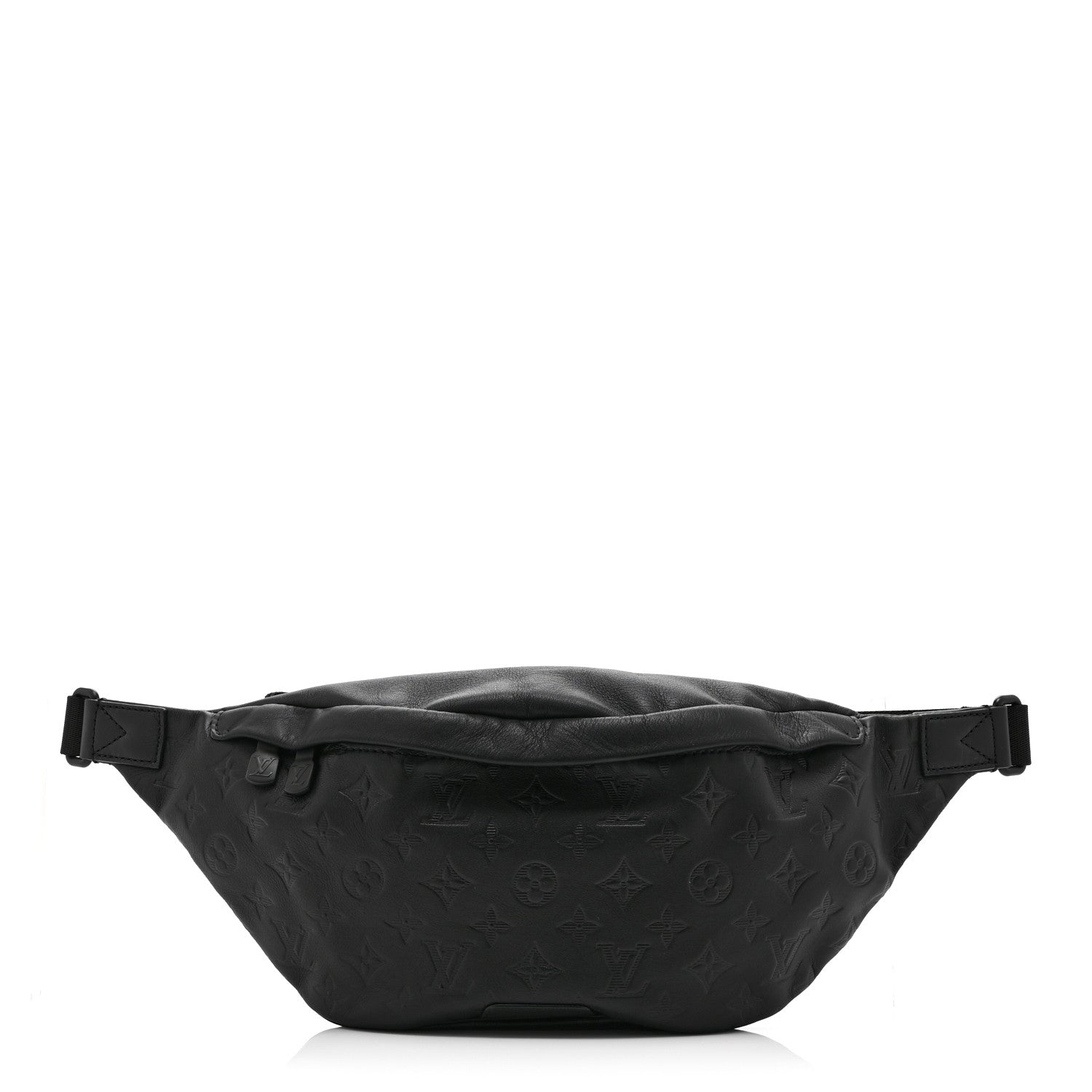Louis Vuitton Calfskin Monogram Shadow Discovery Bumbag Black