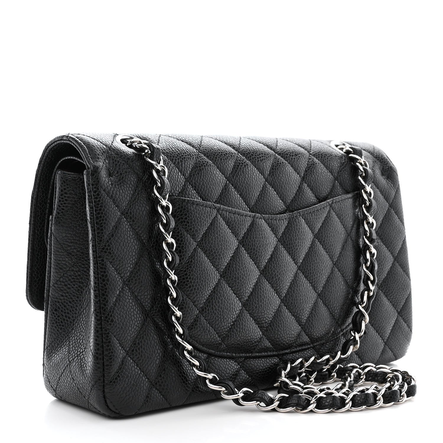 Chanel Caviar Quilted Medium Double Flap Black 3 of 11
