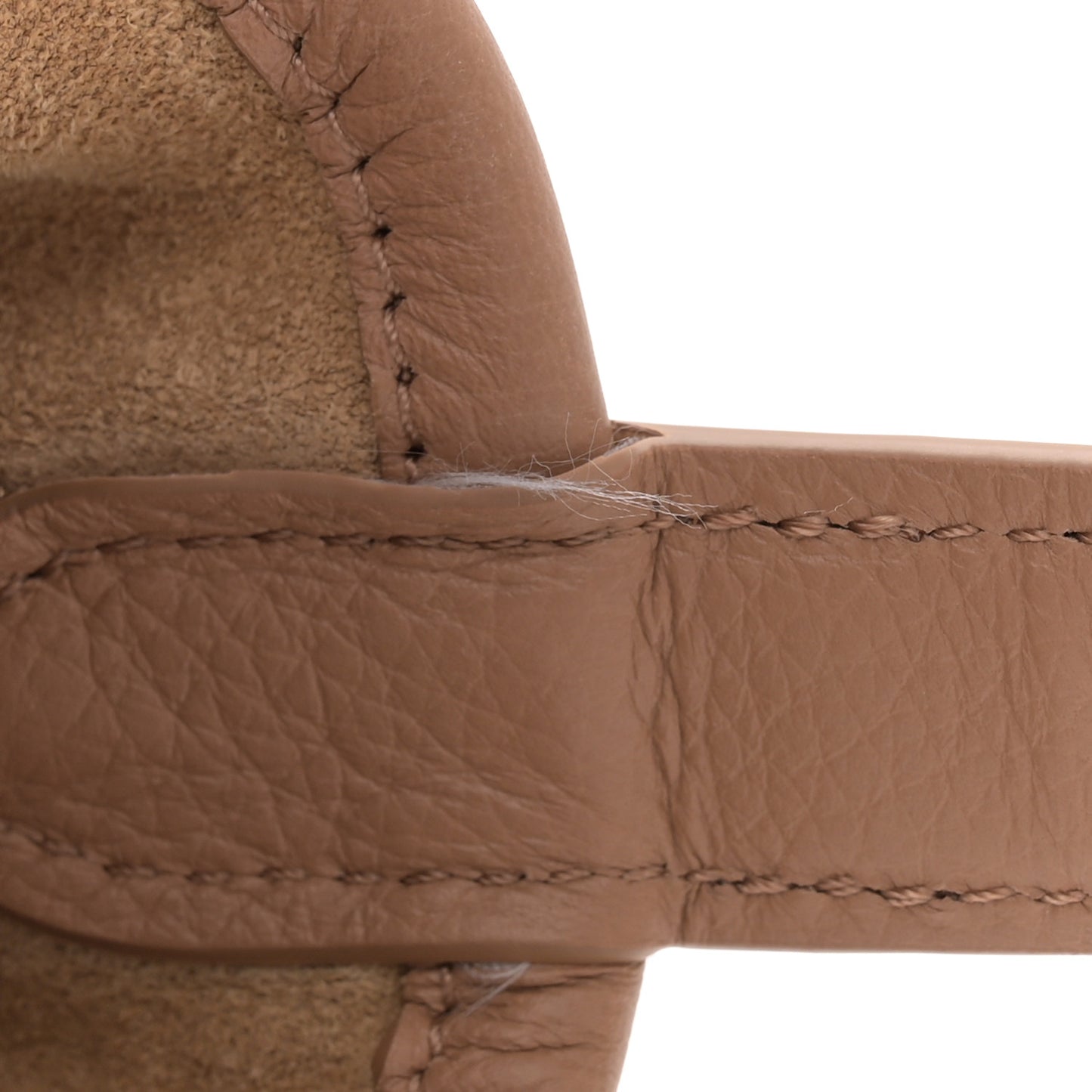 Grained Calfskin Large N/S Park Tote Cinnamon