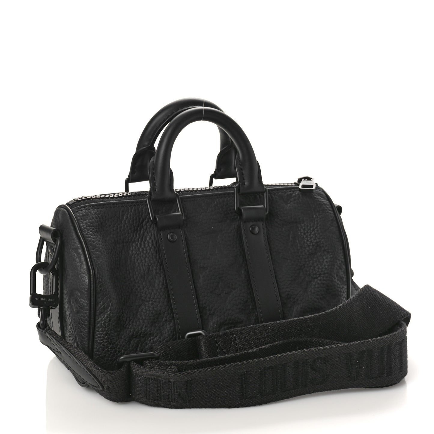 Monogram Taurillon Keepall Bandouliere 25 Black