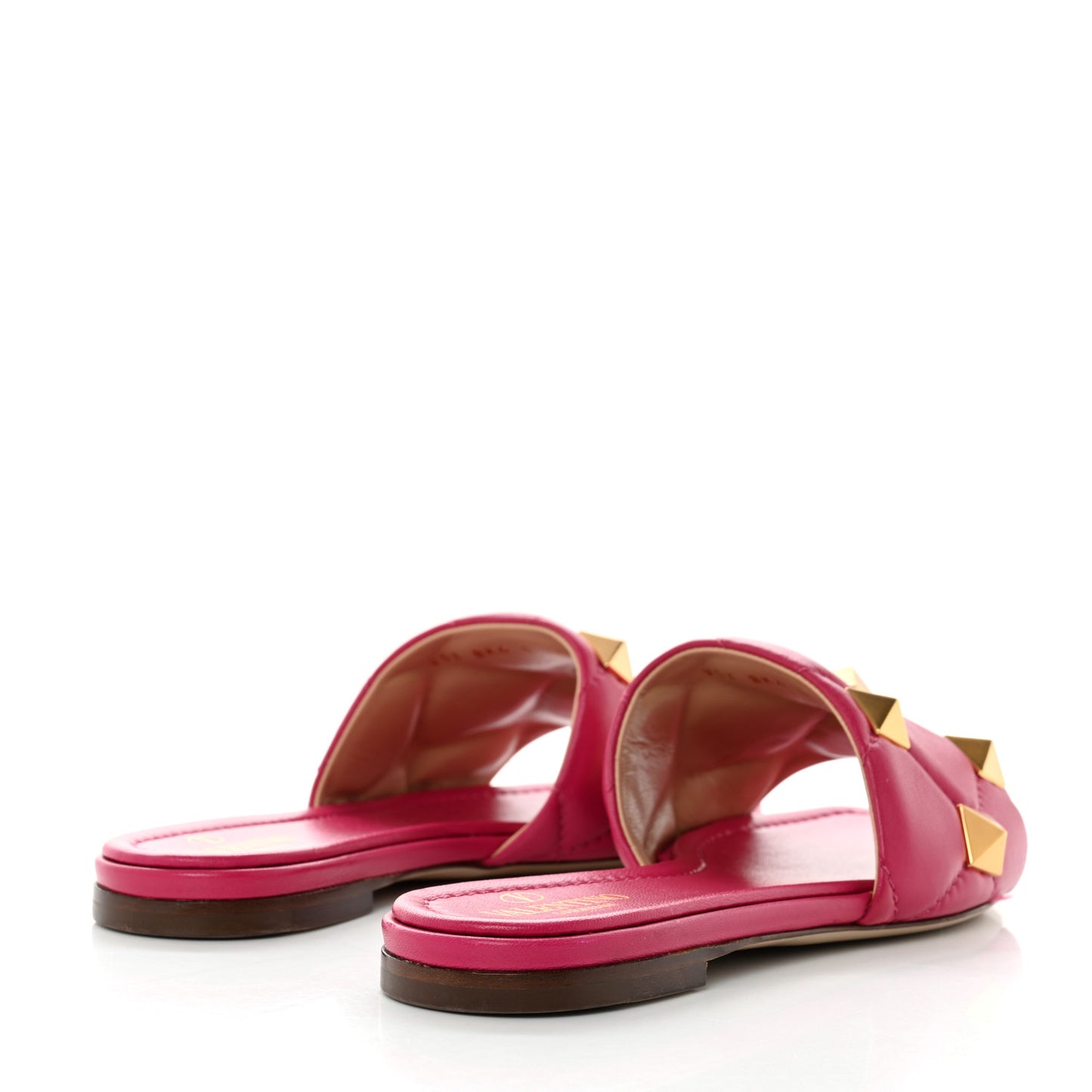 Nappa Roman Stud Flat Slide Sandals 36.5 Blossom