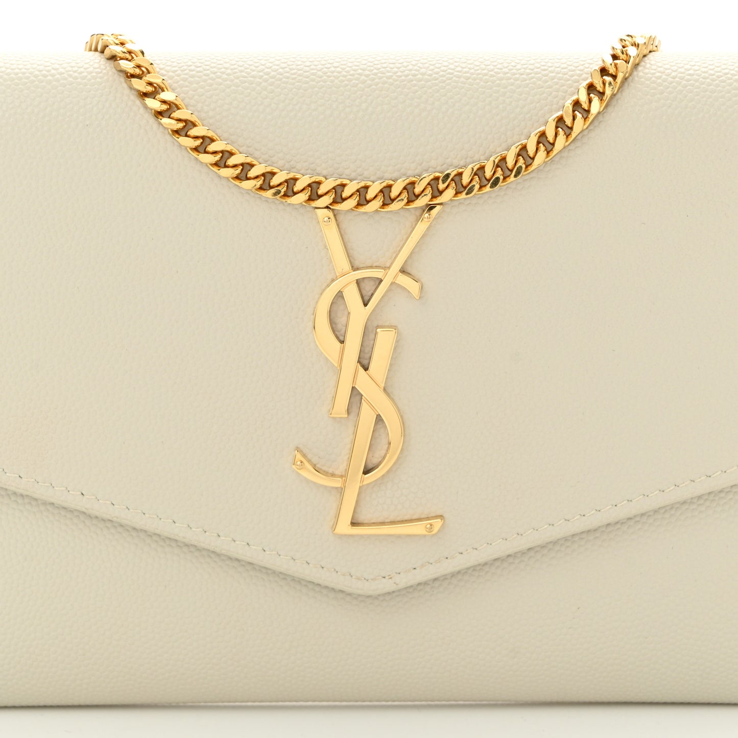 Grain De Poudre Monogram Uptown Chain Wallet Crema Soft