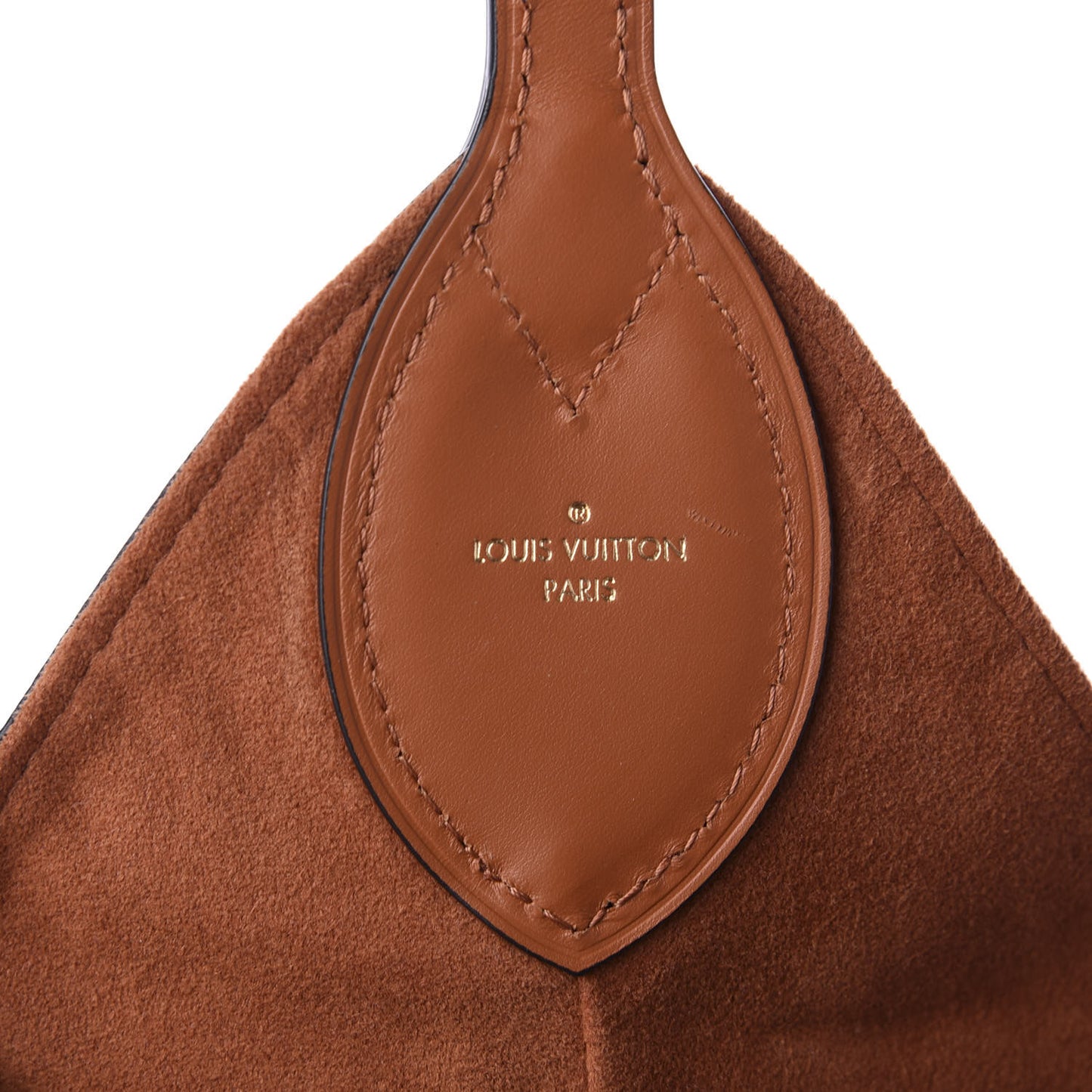 Monogram Flower Hobo Caramel