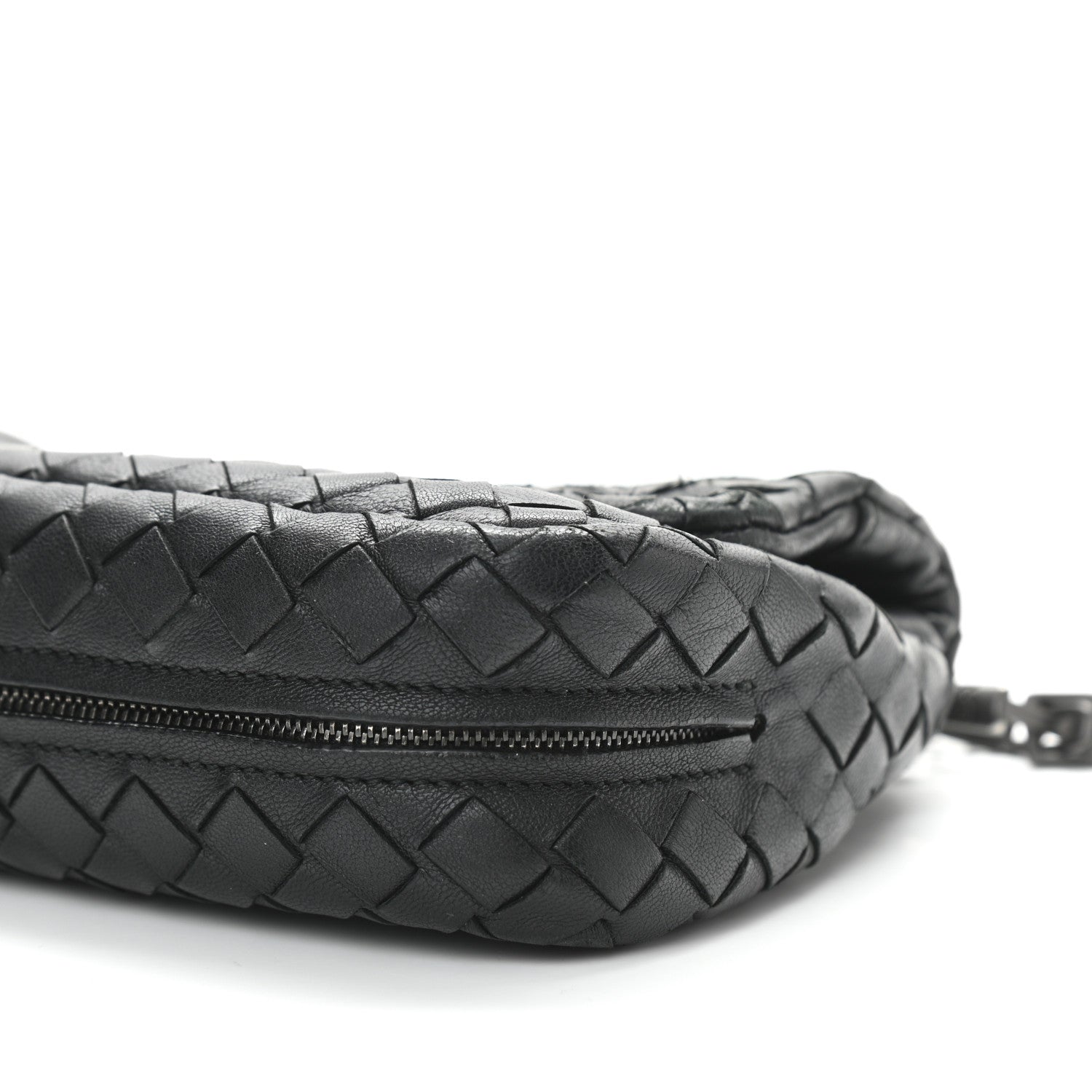 Bottega Veneta Nappa Intrecciato Small Chain Crossbody Black 12 of 13