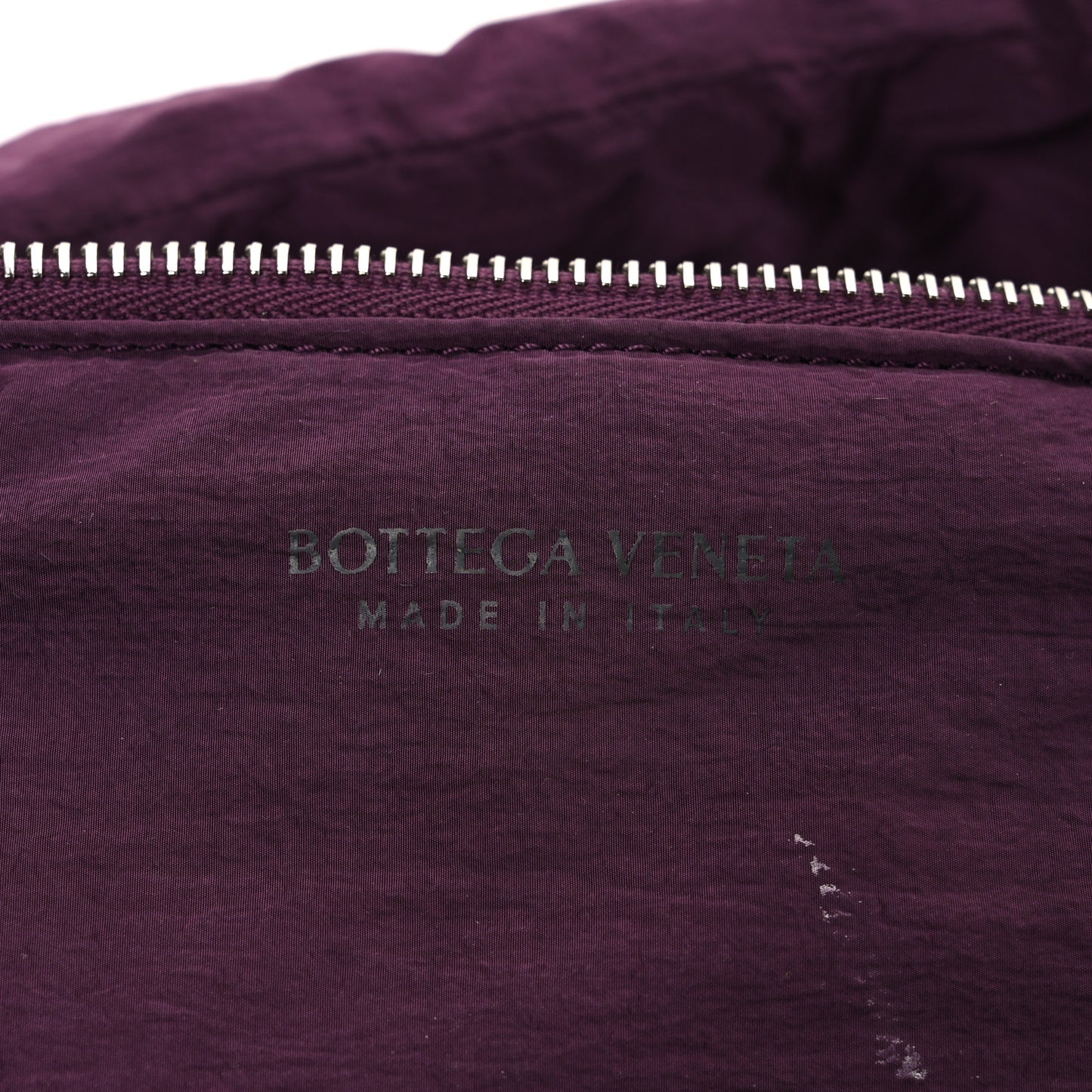 Nylon Intrecciato Padded Tech Cassette Bag Purple
