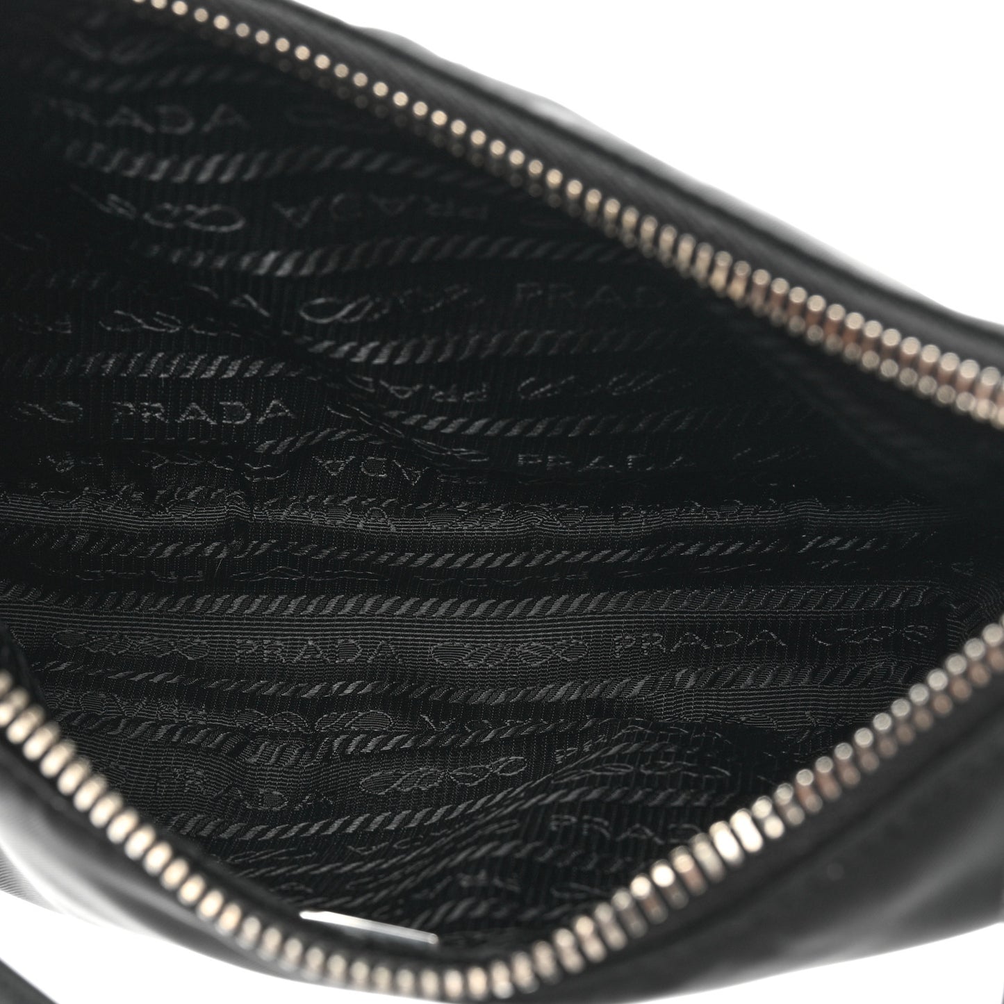 Tessuto Nylon Saffiano Mini Re-Edition 2005 Bag Black