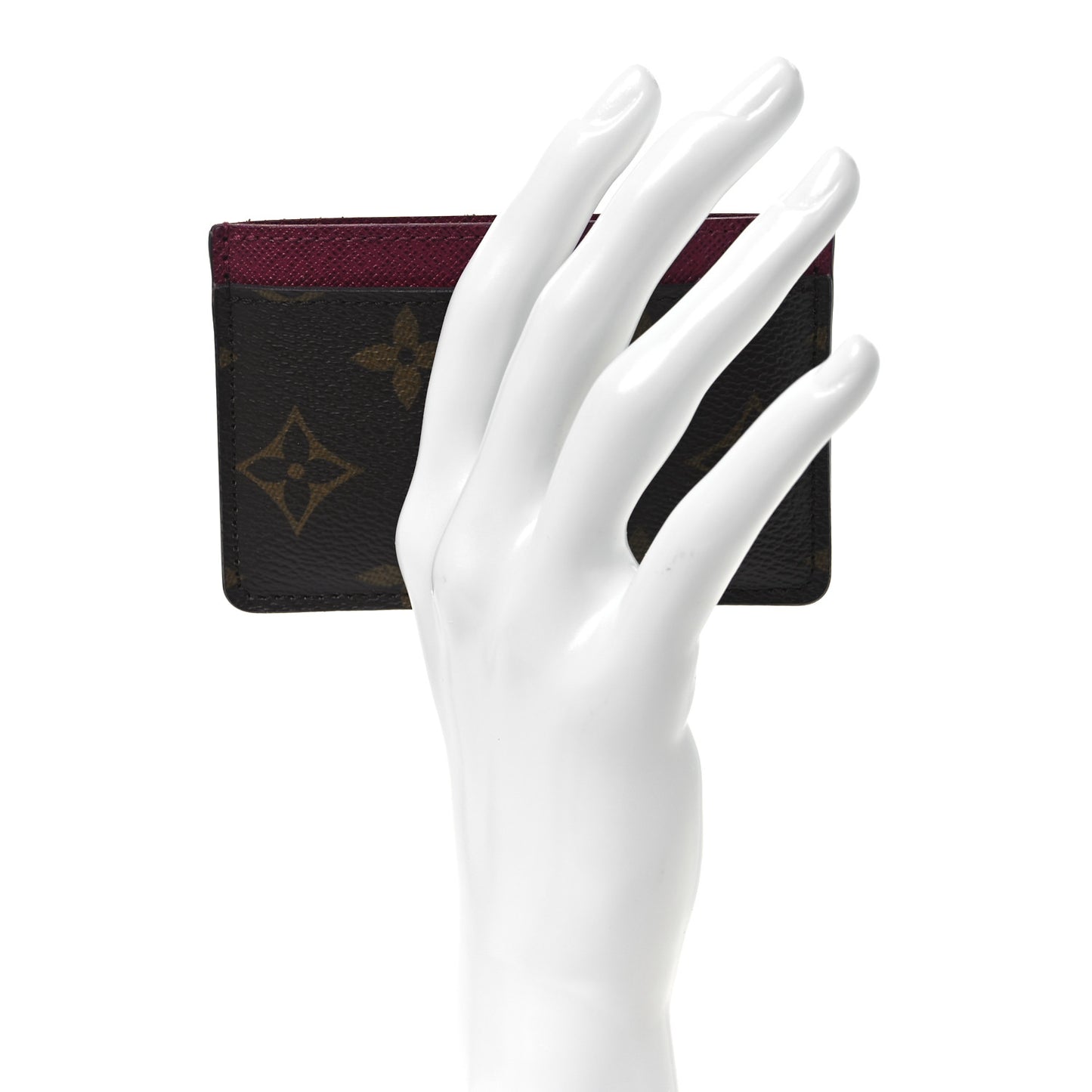 Monogram Card Holder Fuchsia